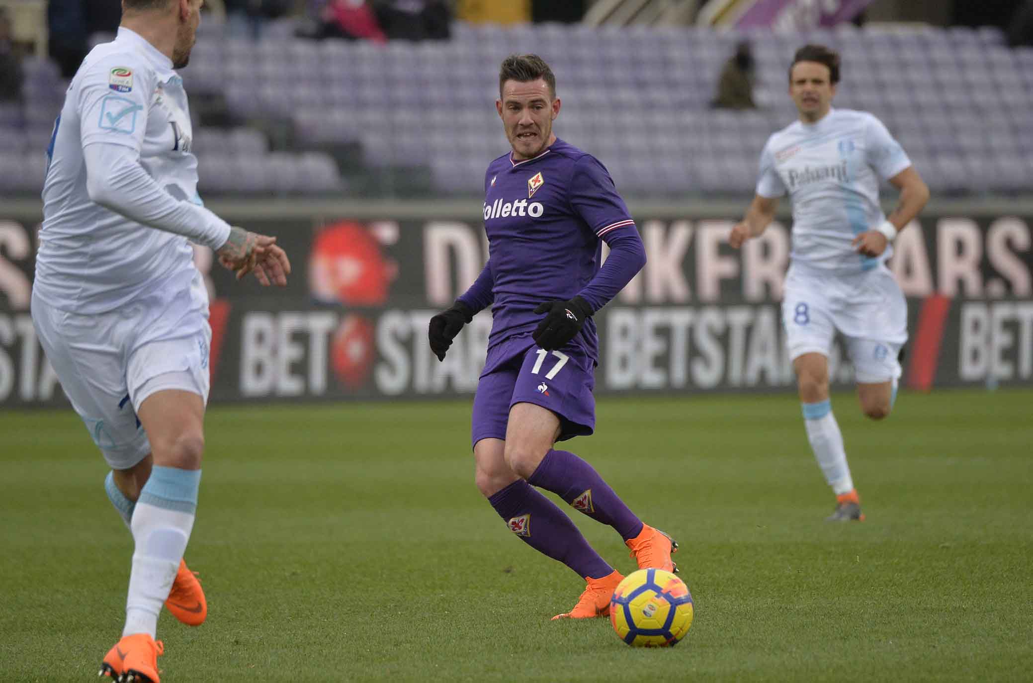 FIORENTINA-CHIEVO 25-02-2018 VERETOUT JORDAN. SILPRESS/GALASSI SILVANO