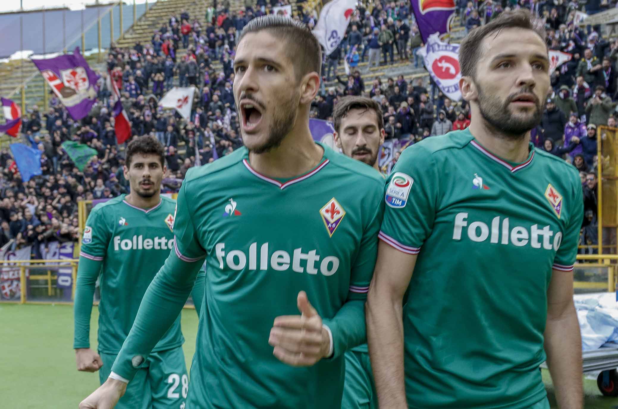 BOLOGNA, ITALIA, 04-02-18 - 23° GIORNATA DI CAMPIONATO SERIE A TIM - STADIO RENATO DALL'ARA : BOLOGNA VS FIORENTINA, NELLA FOTO: DIEGO FALCINELLI Badelj