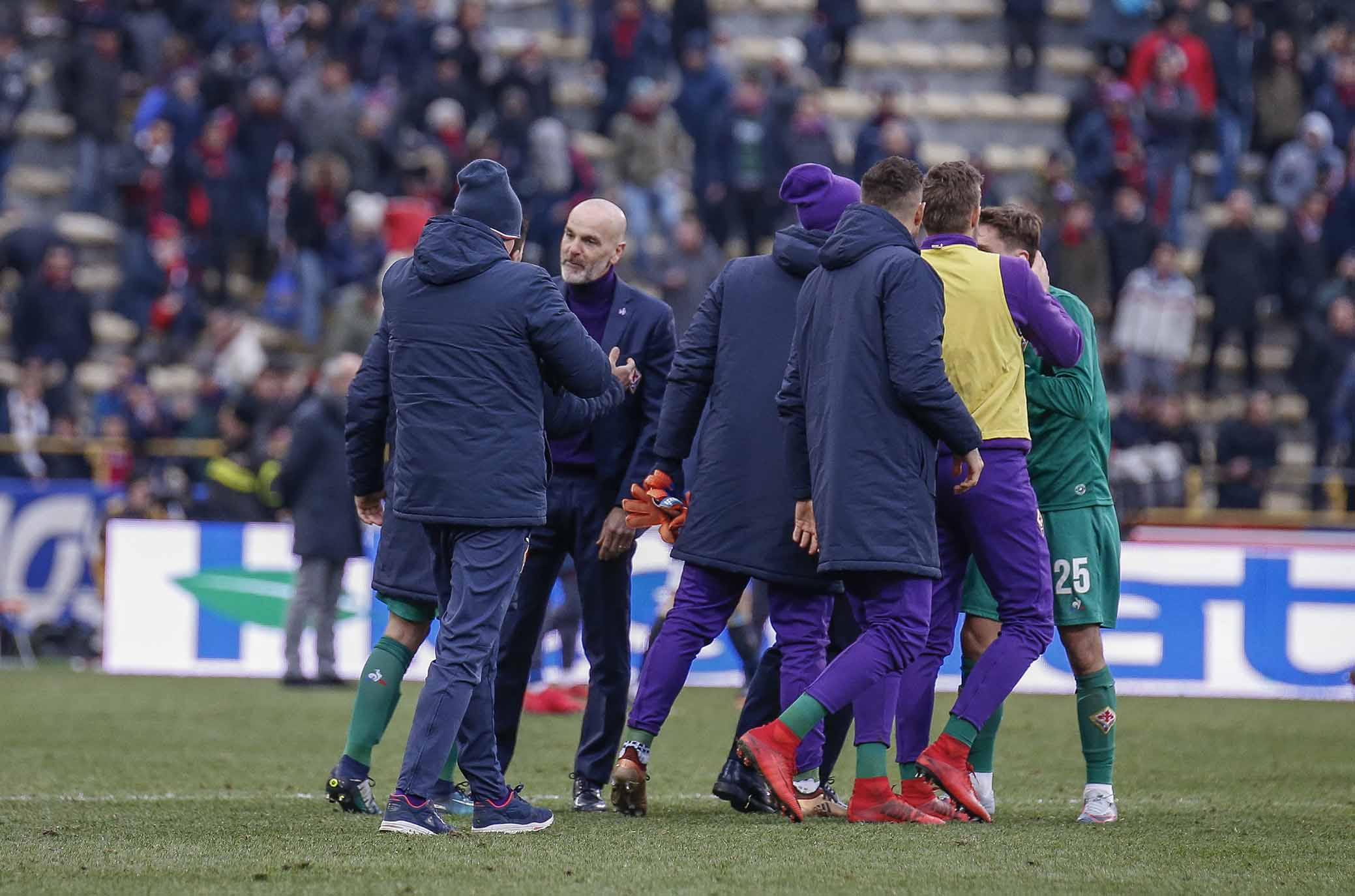 BOLOGNA, ITALIA, 04-02-18 - 23° GIORNATA DI CAMPIONATO SERIE A TIM - STADIO RENATO DALL'ARA : BOLOGNA VS FIORENTINA, NELLA FOTO: