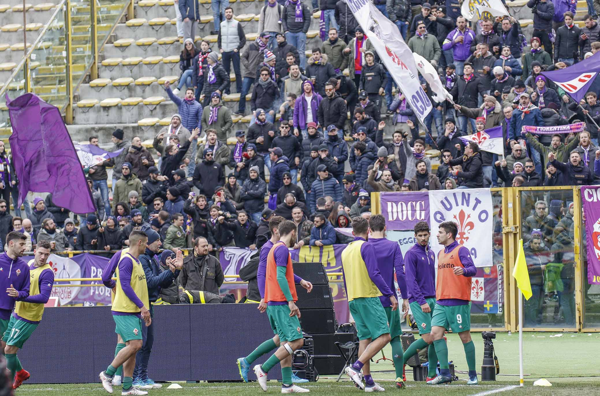 Tifosi squadra 23° GIORNATA CAMPIONATO SERIE A TIM BOLOGNA VS FIORENTINA 04-02-18