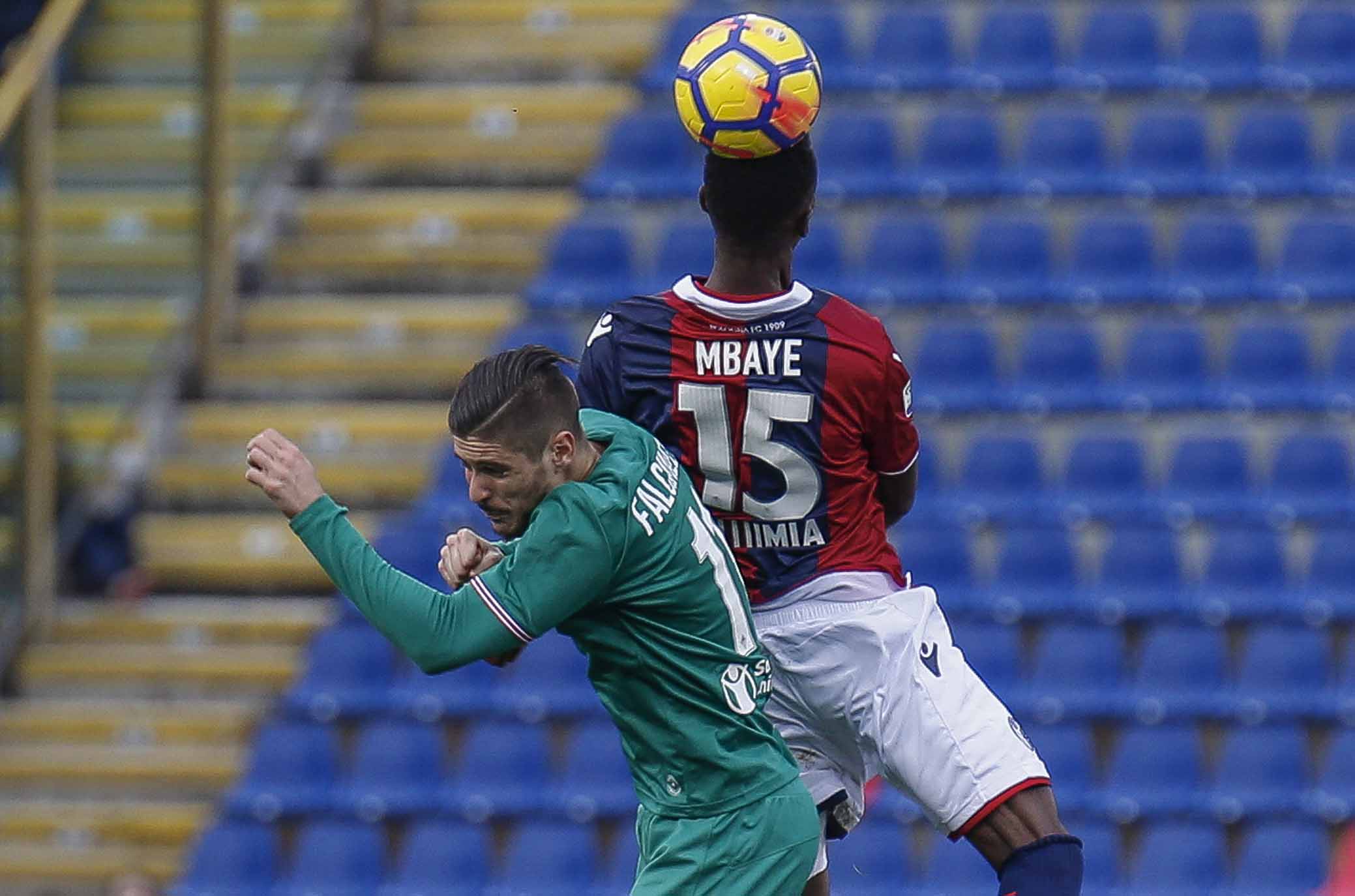 BOLOGNA, ITALIA, 04-02-18 - 23° GIORNATA DI CAMPIONATO SERIE A TIM - STADIO RENATO DALL'ARA : BOLOGNA VS FIORENTINA, NELLA FOTO: DIEGO FALCINELLI mbaye
