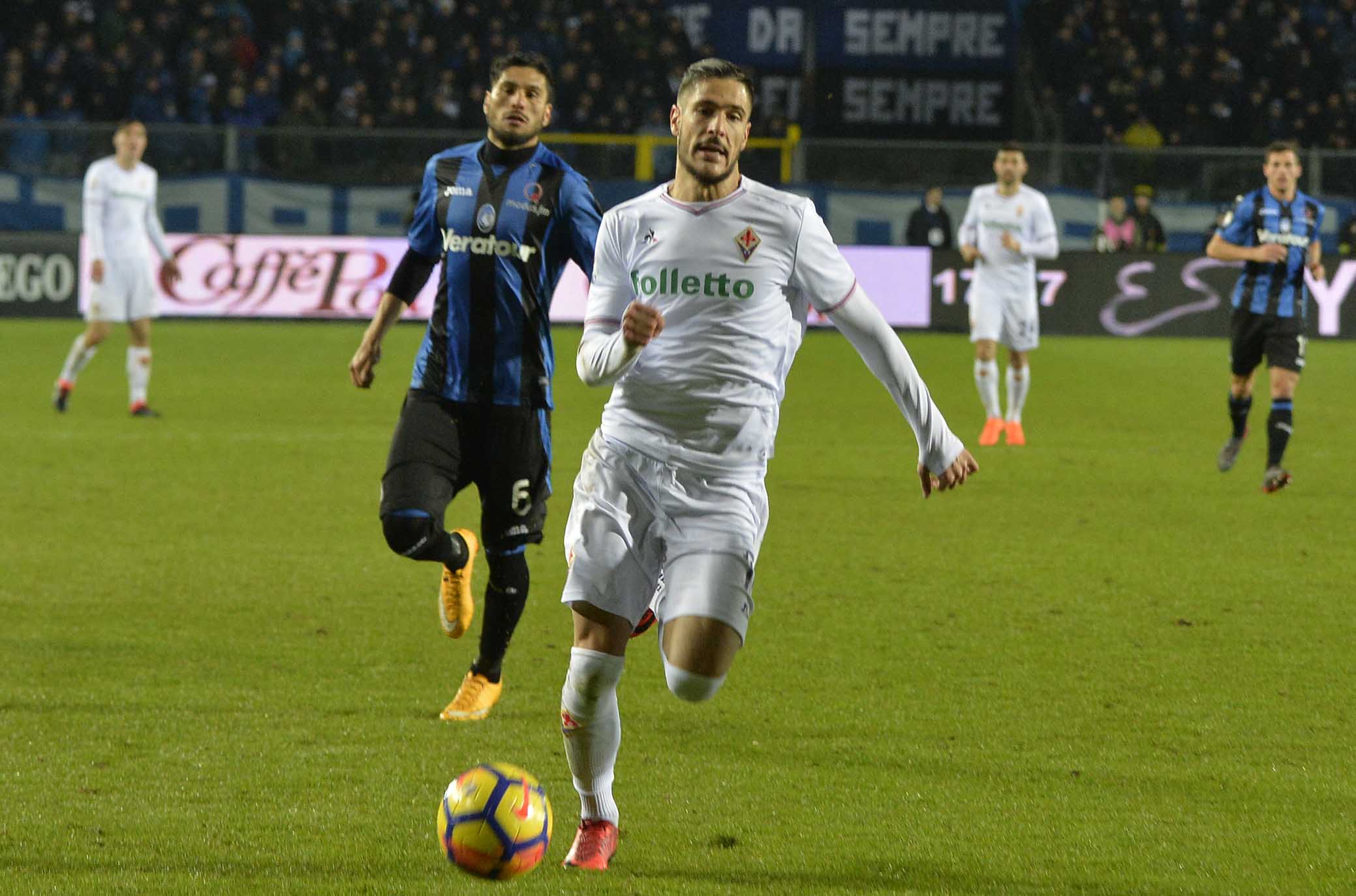 ATALANTA-FIORENTINA 18-02-2018 DIEGO FALCINELLI. SILPRESS/GALASSI SILVANO