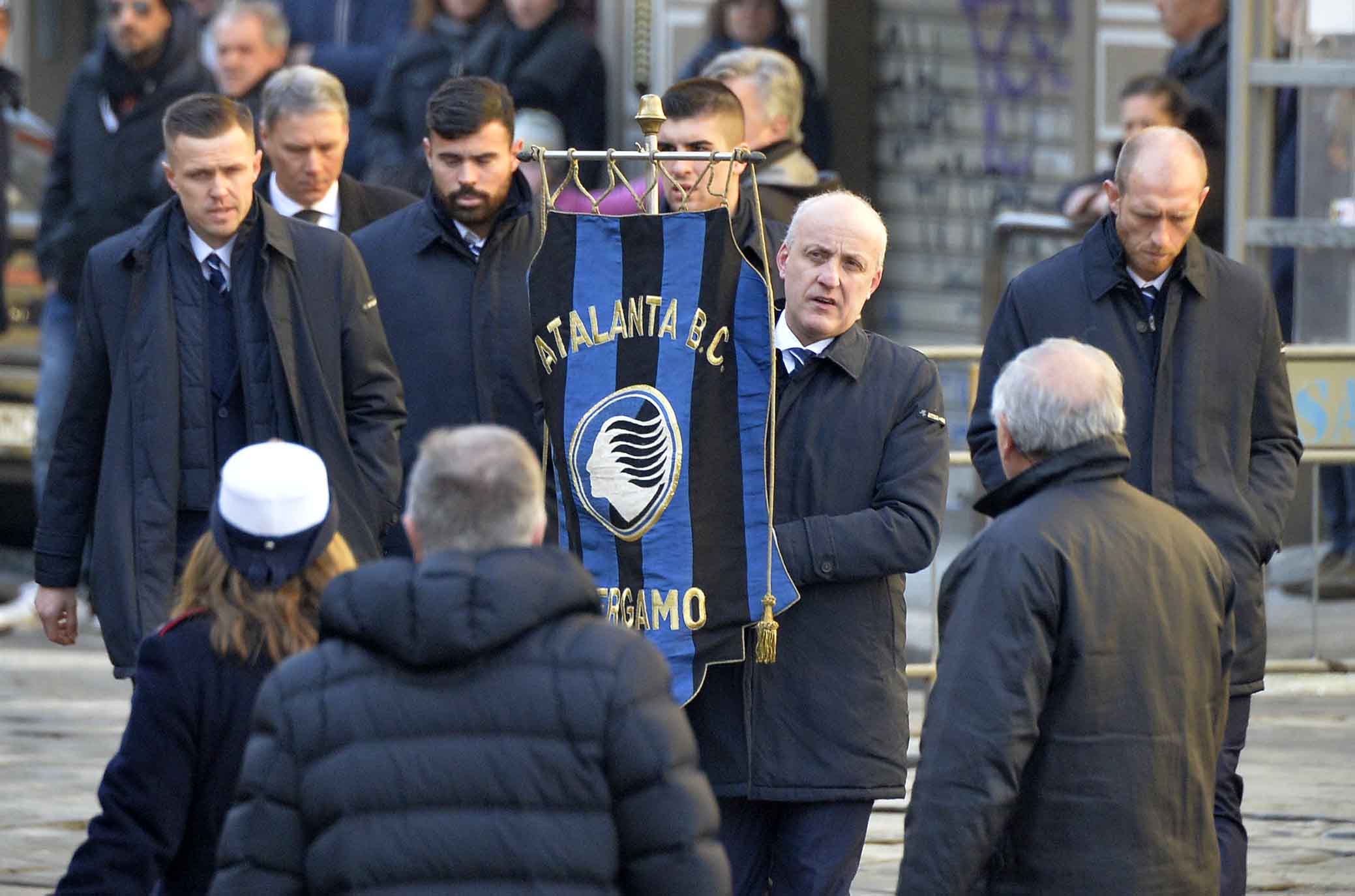 FIORENTINA 08-03-2018 I FUNERALI SOLENNI DEL CAPITANO DAVIDE ASTORI NELLA BASILICA DI SANTA CROCE A FIRENZE. ATALANTA. SILPRESS/GALASSI SILVANO