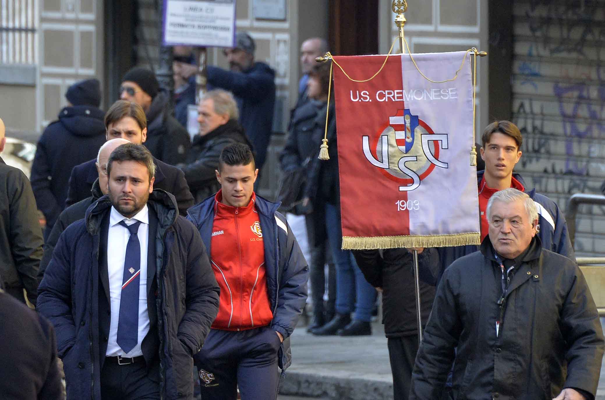 FIORENTINA 08-03-2018 I FUNERALI SOLENNI DEL CAPITANO DAVIDE ASTORI NELLA BASILICA DI SANTA CROCE A FIRENZE. CREMONESE. SILPRESS/GALASSI SILVANO