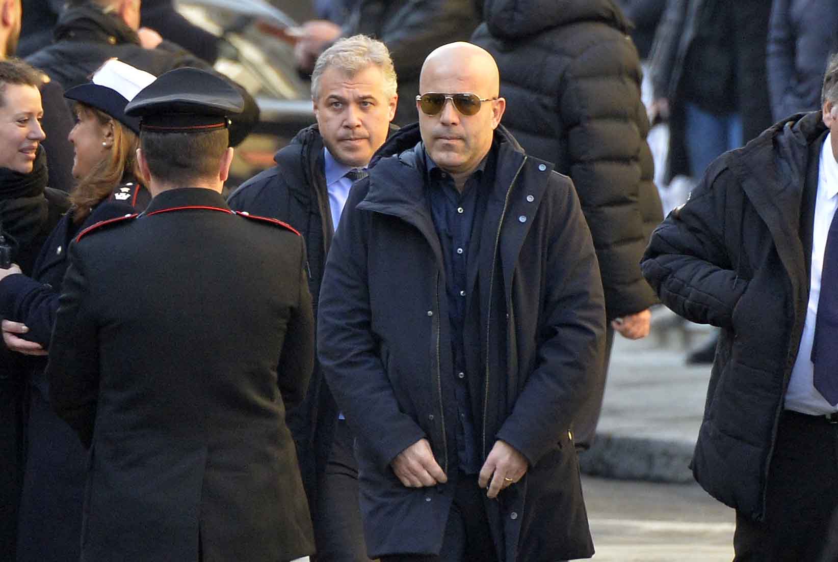 FIORENTINA 08-03-2018 I FUNERALI SOLENNI DEL CAPITANO DAVIDE ASTORI NELLA BASILICA DI SANTA CROCE A FIRENZE. DI BIAGIO. SILPRESS/GALASSI SILVANO