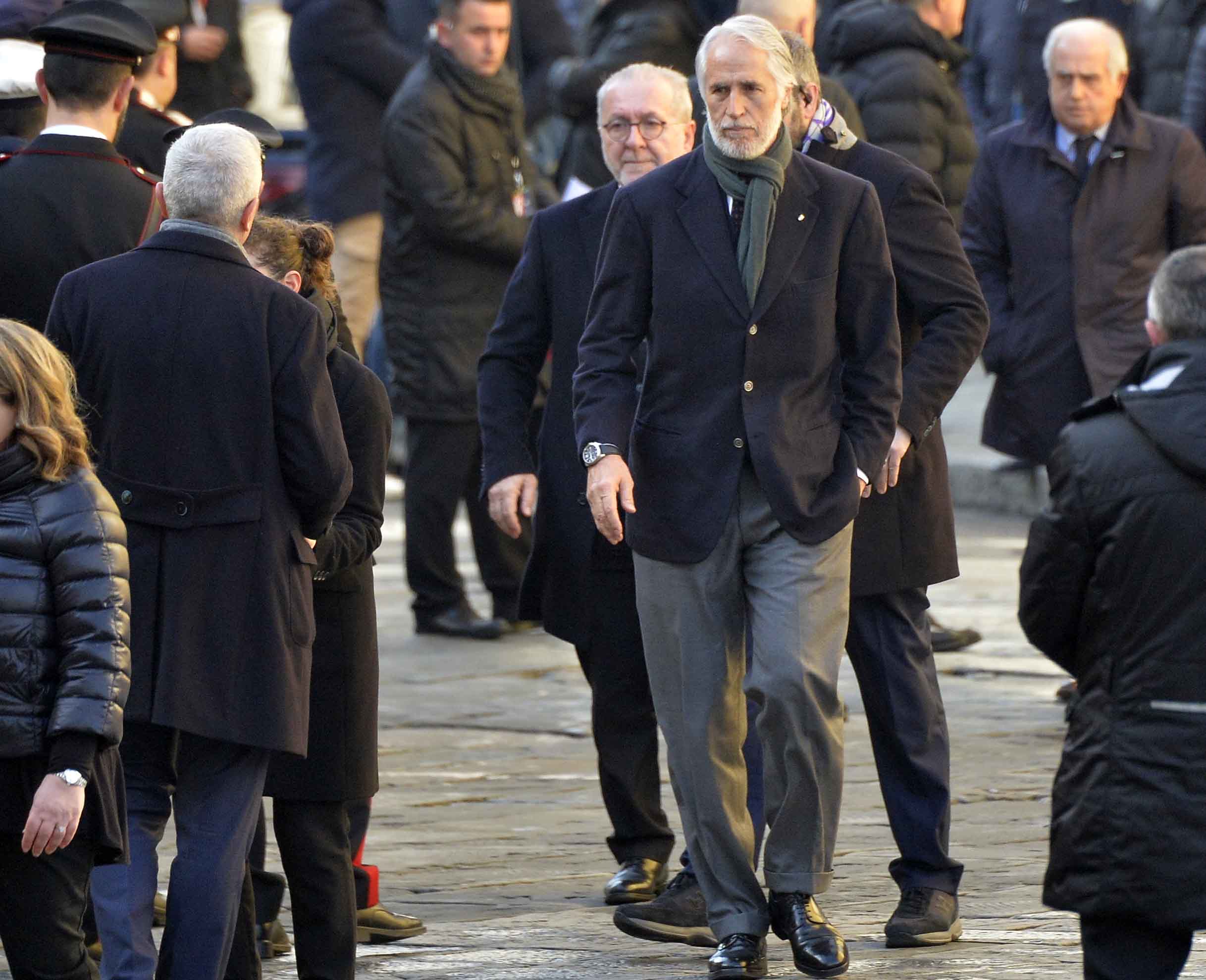 FIORENTINA 08-03-2018 I FUNERALI SOLENNI DEL CAPITANO DAVIDE ASTORI NELLA BASILICA DI SANTA CROCE A FIRENZE. SILPRESS/GALASSI SILVANO