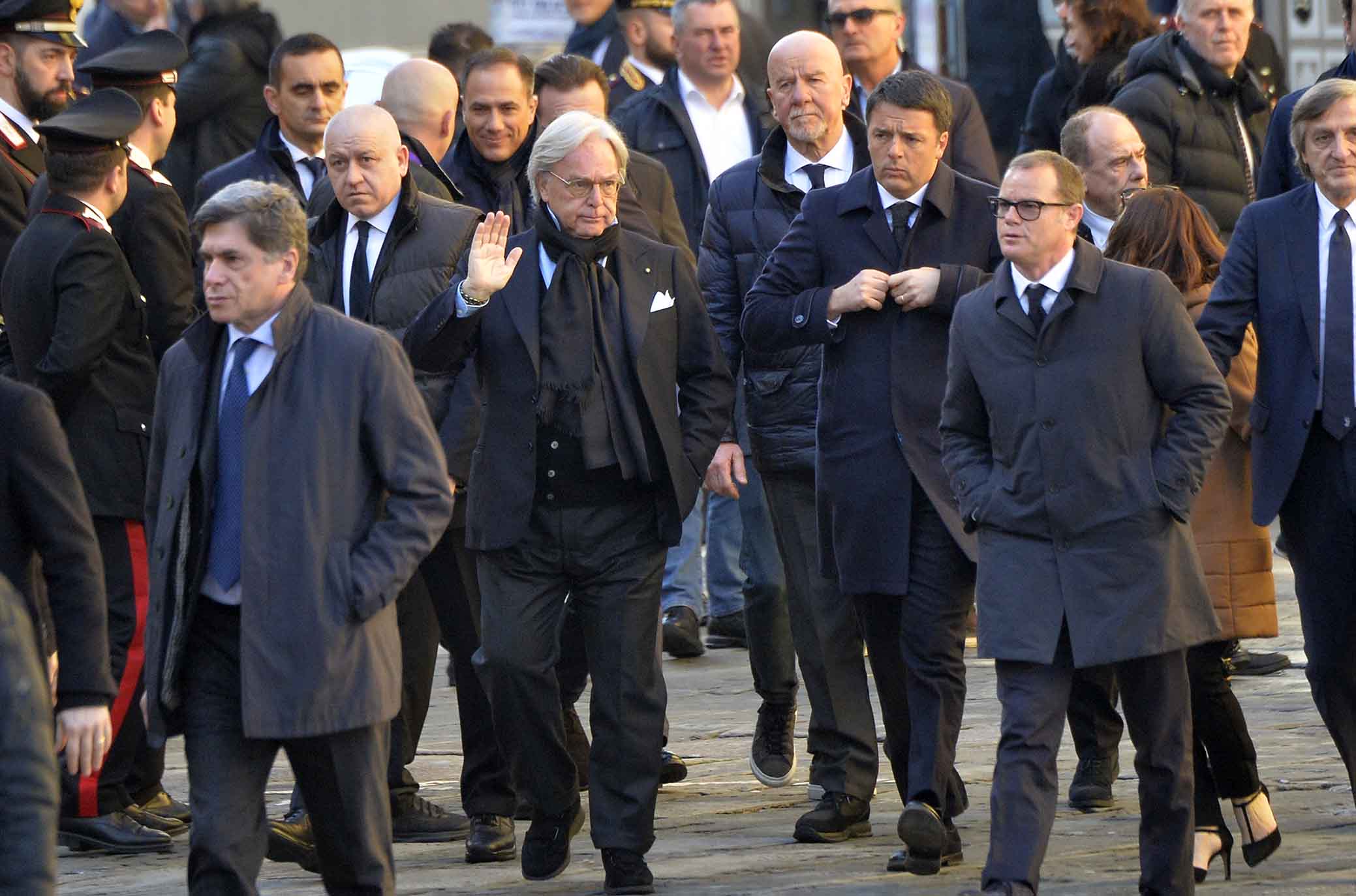 Funerali Astori. Le immagini dei tanti presenti illustri del mondo del calcio e non