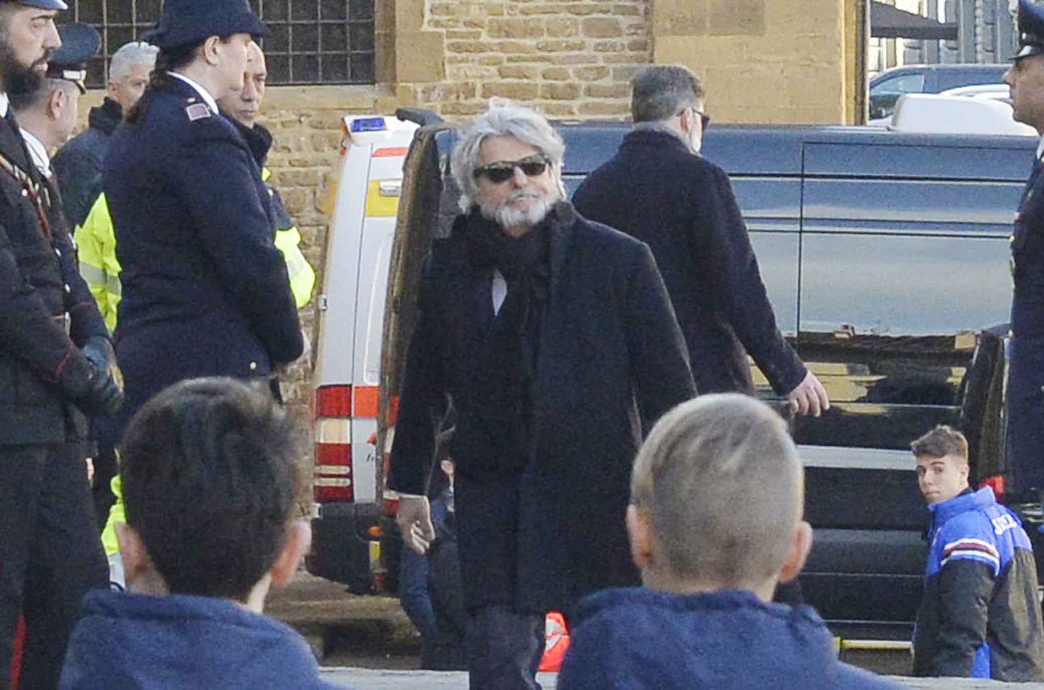 FIORENTINA 08-03-2018 I FUNERALI SOLENNI DEL CAPITANO DAVIDE ASTORI NELLA BASILICA DI SANTA CROCE A FIRENZE. SAMPDORIA. SILPRESS/GALASSI SILVANO