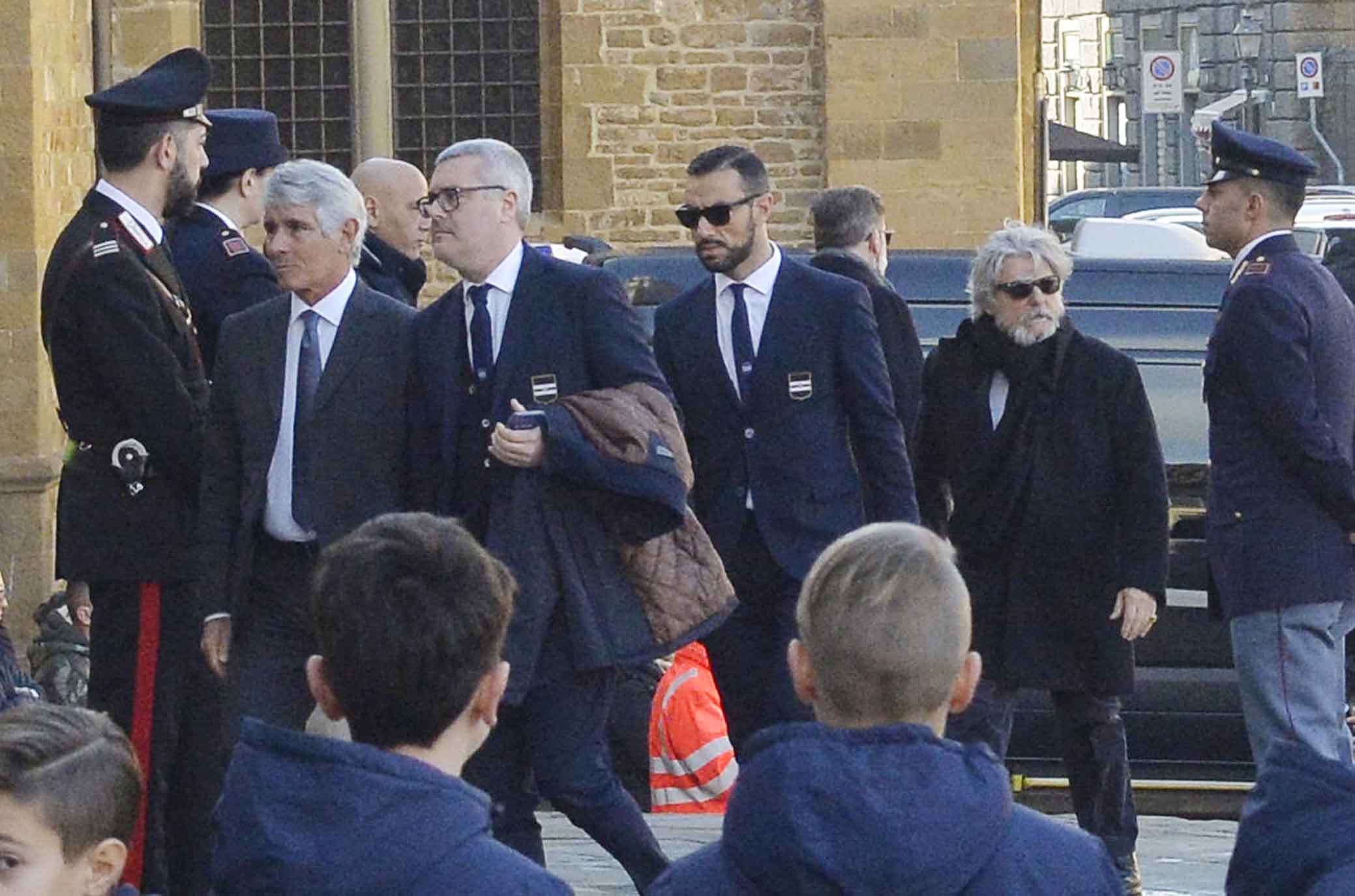 FIORENTINA 08-03-2018 I FUNERALI SOLENNI DEL CAPITANO DAVIDE ASTORI NELLA BASILICA DI SANTA CROCE A FIRENZE. SAMPDORIA. SILPRESS/GALASSI SILVANO