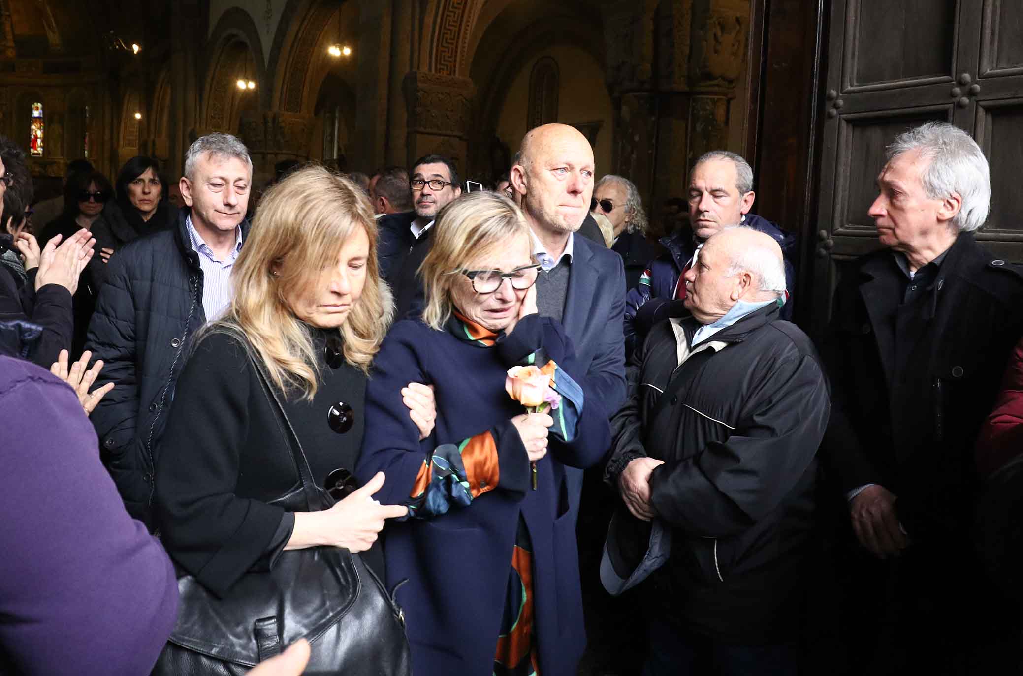 31-03-2018 Rivolta D'Adda Ph Alberto Mariani Silpress , funerali di Emiliano Mondonico allenatore Fiorentina ,Atalanta,Torino, Albinoleffe Nella Foto, la cerimonia di Emiliano Mondonico