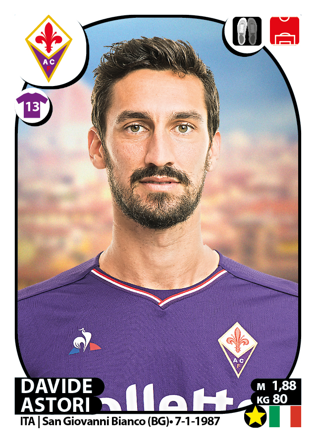 La Panini rende omaggio a Davide Astori: da oggi al Piazzale Michelangelo una sua gigantografia