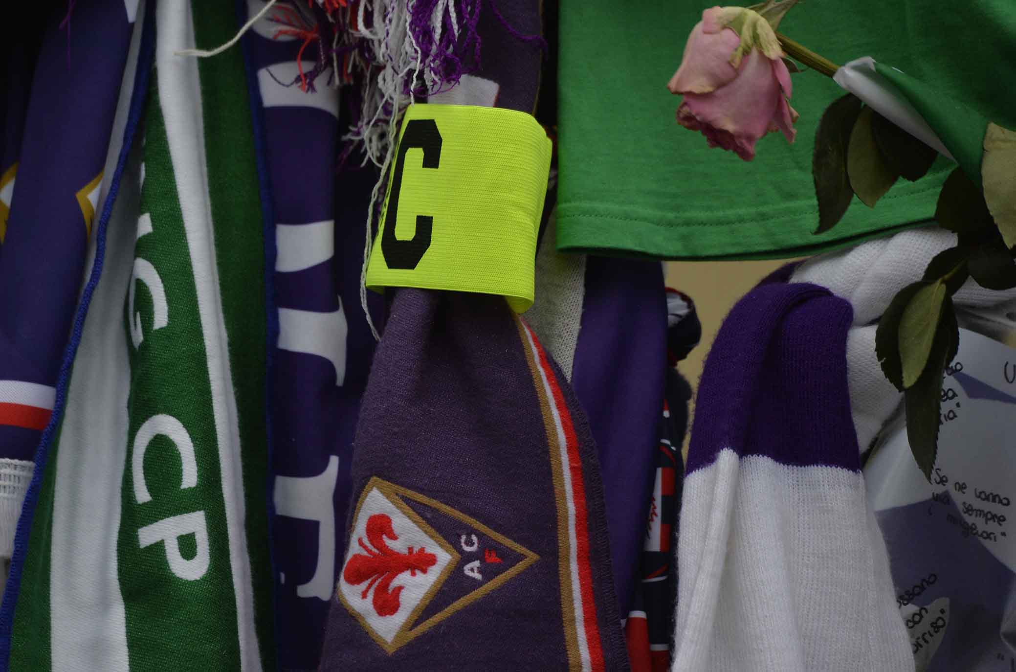 FIORENTINA 10-03-2018. DIMOSTRAZIONE DI AFFETTO DEI TIFOSI A DAVIDE ASTORI ALLO STADIO FRANCHI. SILPRESS/GALASSI SILVANO