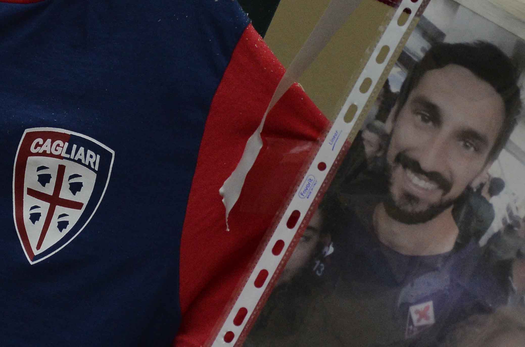 FIORENTINA 10-03-2018. DIMOSTRAZIONE DI AFFETTO DEI TIFOSI A DAVIDE ASTORI ALLO STADIO FRANCHI. SILPRESS/GALASSI SILVANO