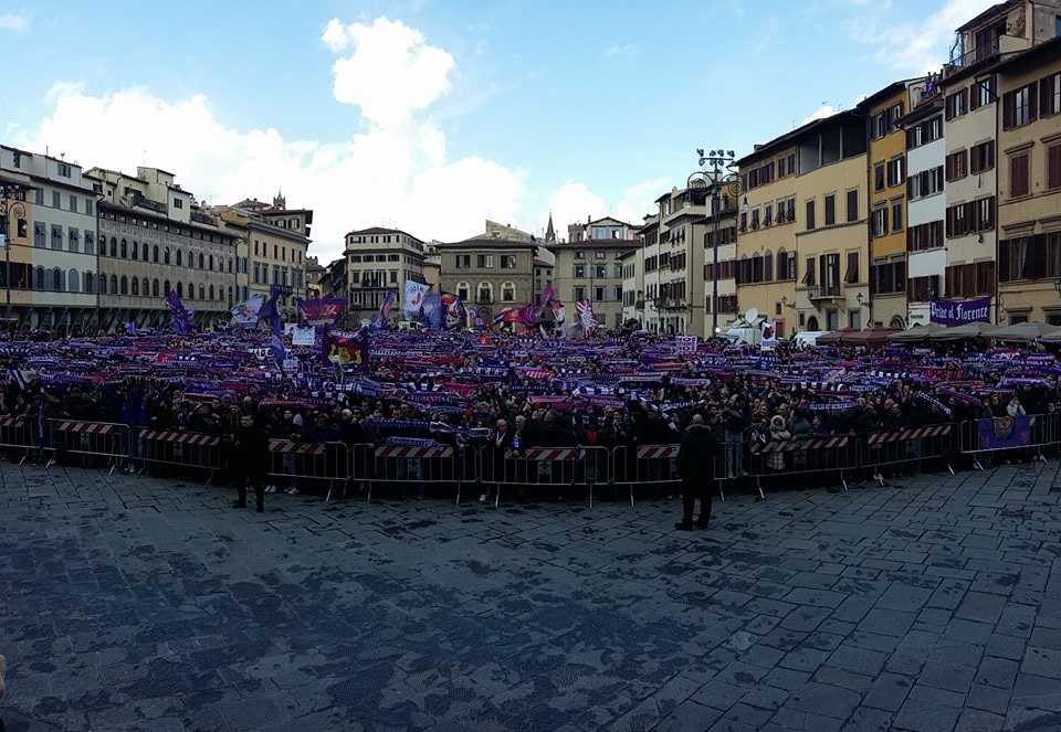 Firenze, in 15 mila per Davide tra Franchi e Santa Croce