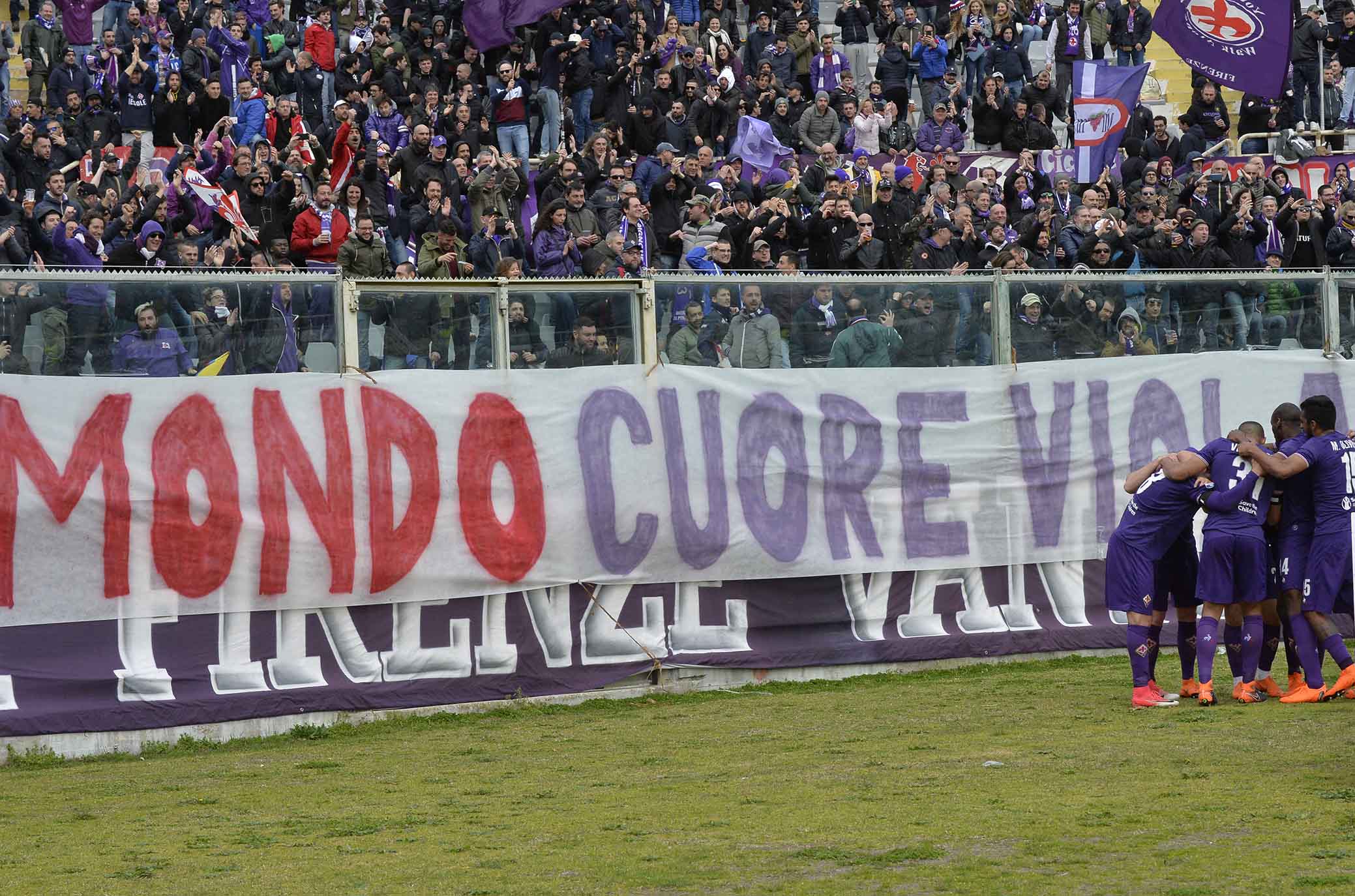 FIORENTINA-CROTONE 31-03-2018 ESULTANZA DI FEDERICO CHIESA. SILPRESS/GALASSI SILVANO