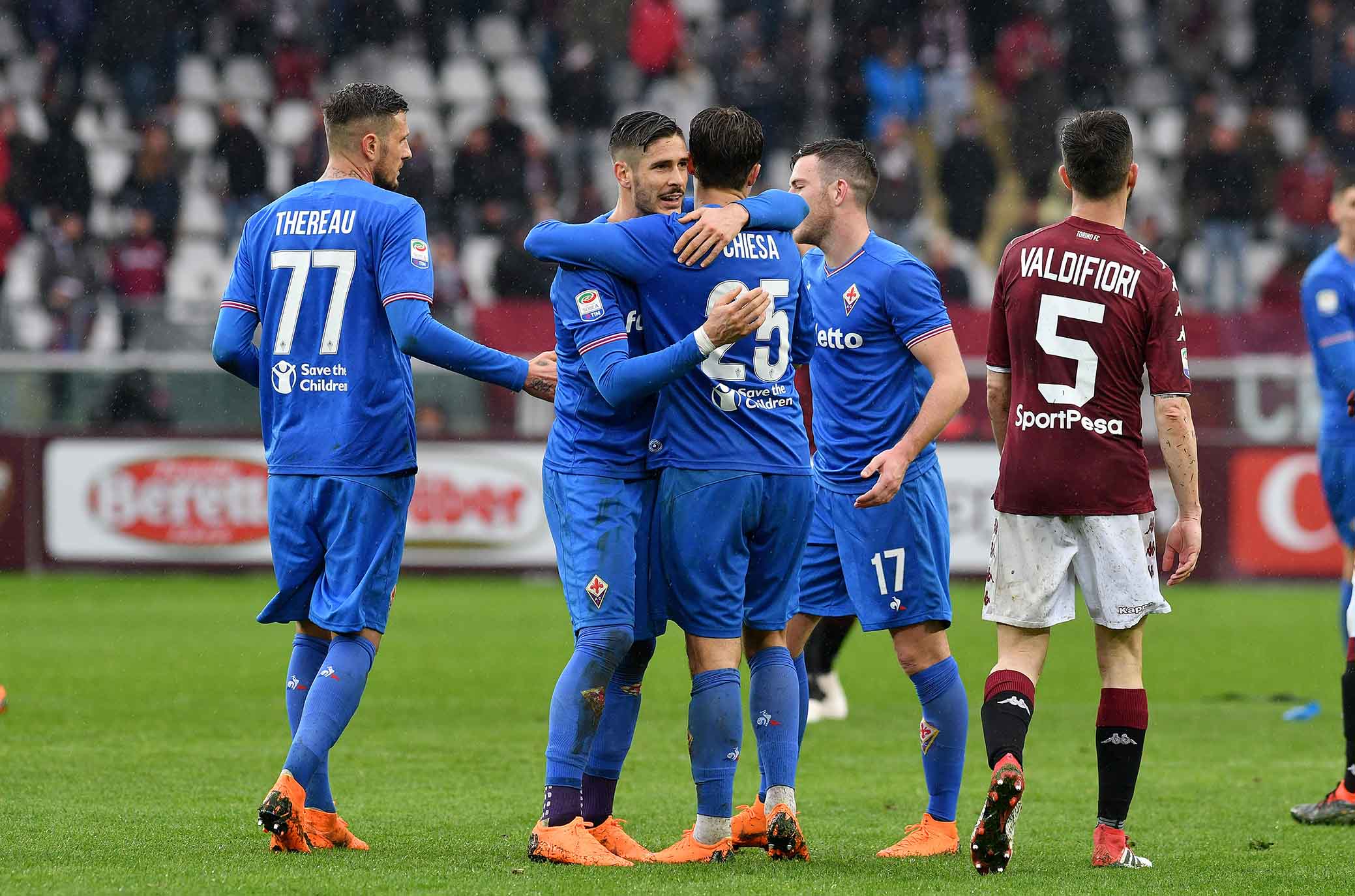 TORINO-FIORENTINA 18-03-2018. ESULTANZA FINALE. SILPRESS