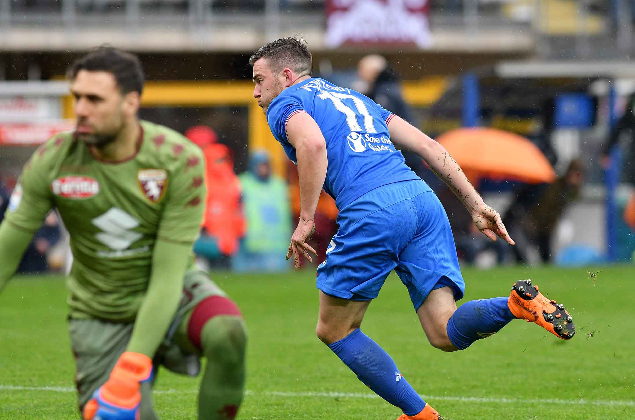 TORINO-FIORENTINA 18-03-2018. ESULTANZA DI JORDAN VERETOUT. SILPRESS