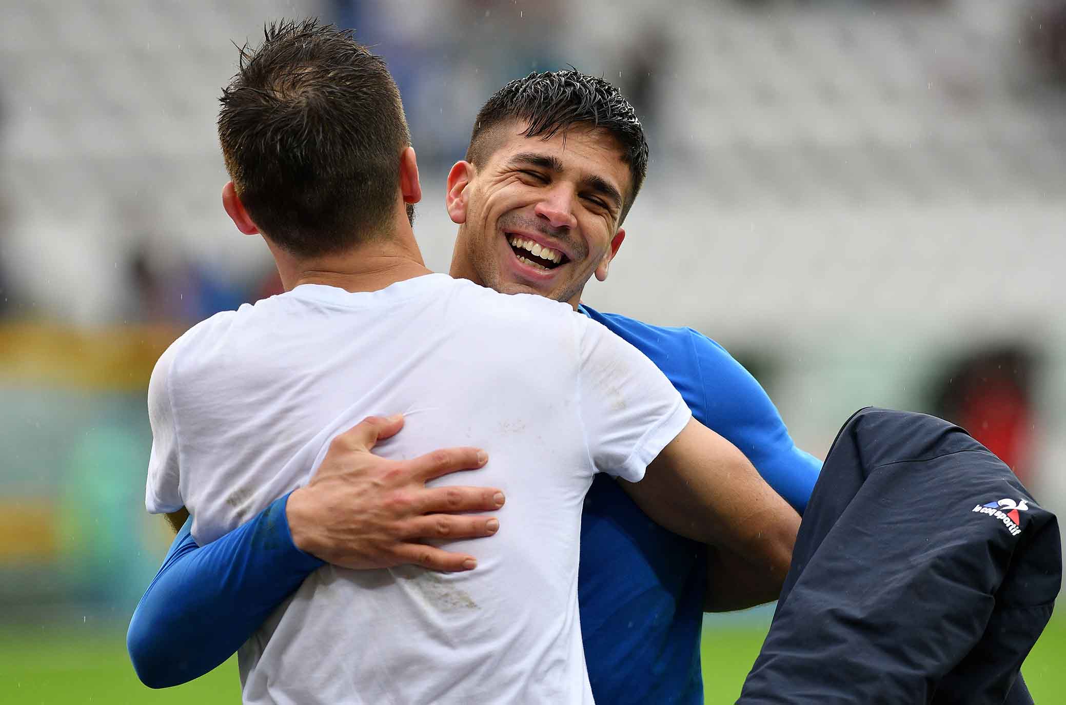 TORINO-FIORENTINA 18-03-2018. ESULTANZA FINALE DI GIOVANNI SIMEONE E MILAN BADELJ. SILPRESS
