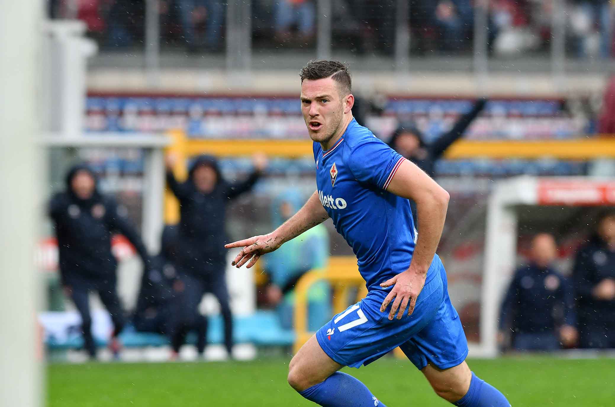 TORINO-FIORENTINA 18-03-2018. ESULTANZA DI JORDAN VERETOUT. SILPRESS