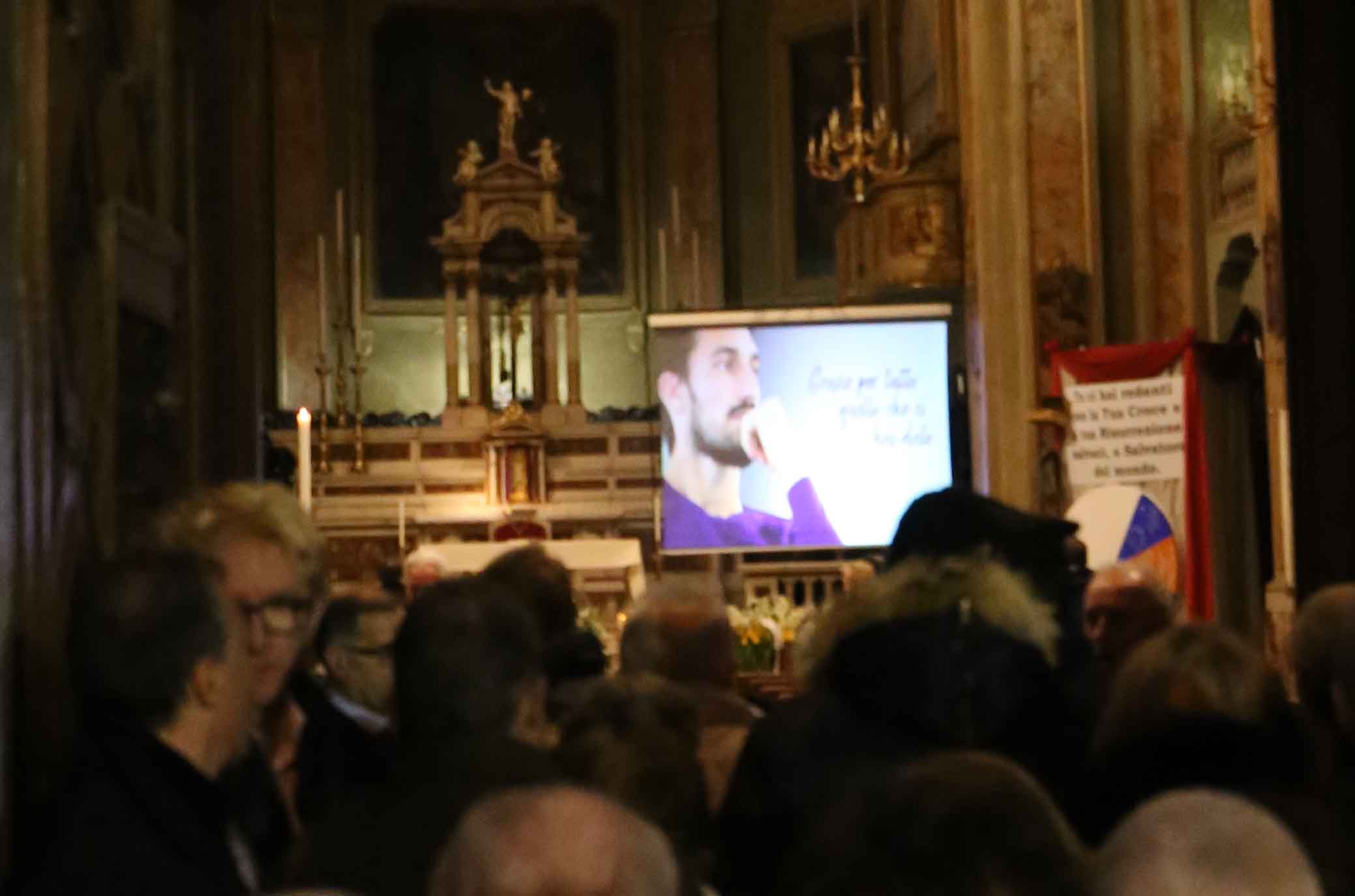BERGAMO- SAN PELLEGRINO 08-03-2018. FUNERALI DI DAVIDE ASTORI ALL'ARRIVO A SAN PELLEGRINO. SILPRESS/GALASSI SILVANO
