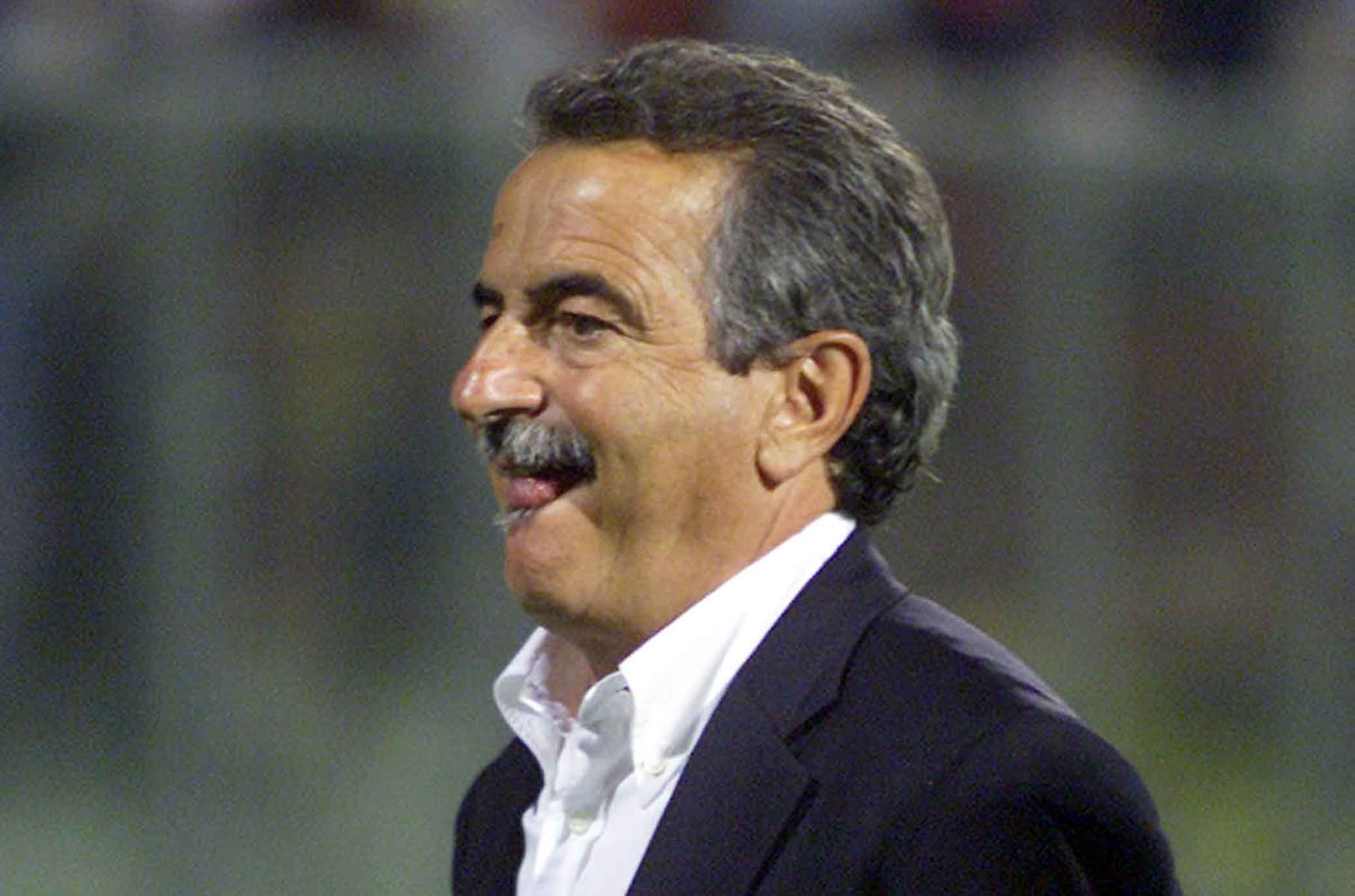 Perugia-Fiorentina.Mister Mondonico.