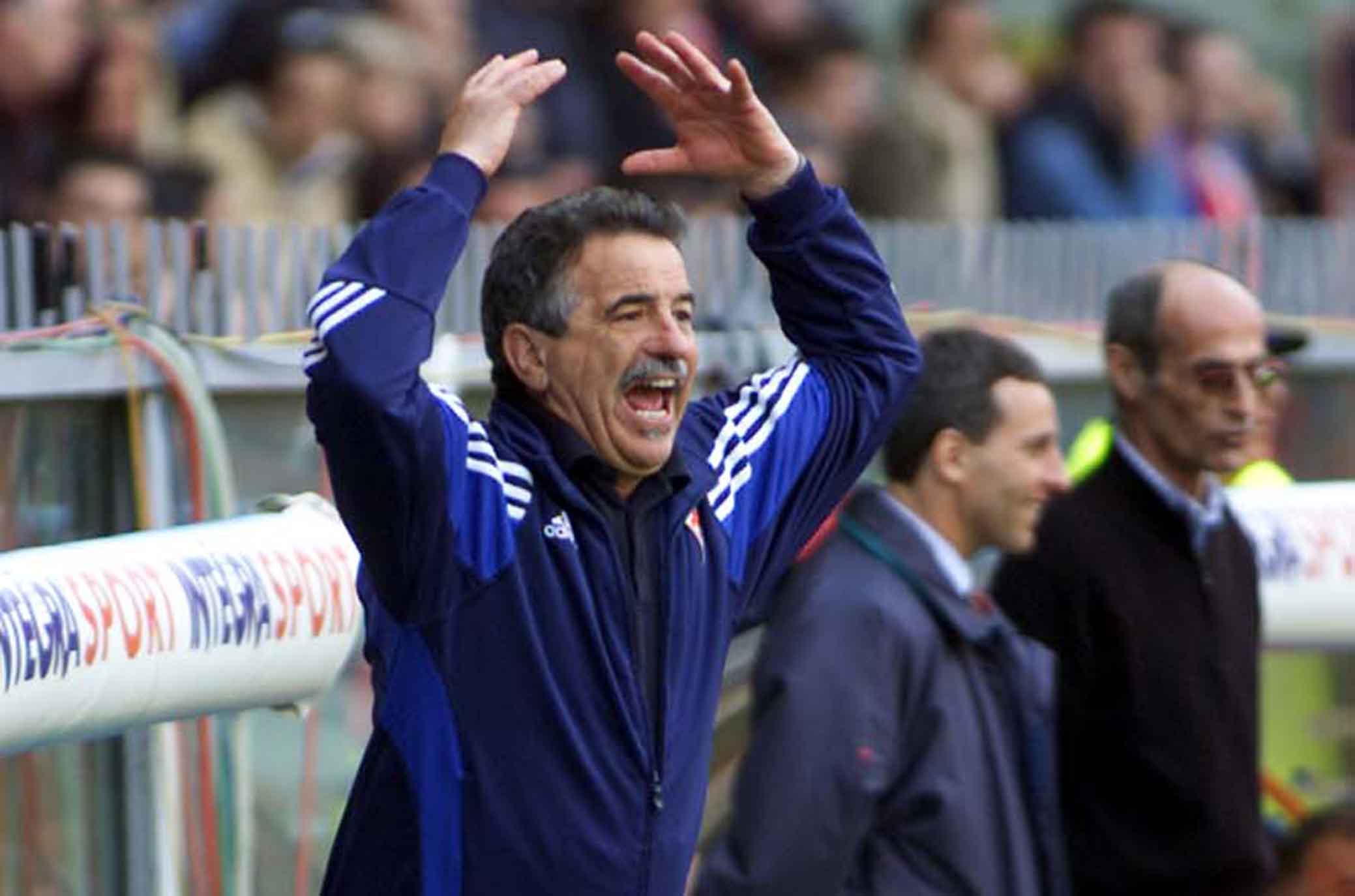 Genoa-Fiorentina 2004. Emiliano Mondonico. SILPRESS/GALASSI SILVANO