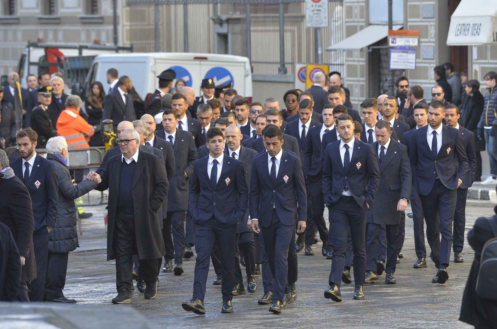 FIORENTINA 08-03-2018 I FUNERALI SOLENNI DEL CAPITANO DAVIDE ASTORI NELLA BASILICA DI SANTA CROCE A FIRENZE. FIORENTINA. SILPRESS/GALASSI SILVANO