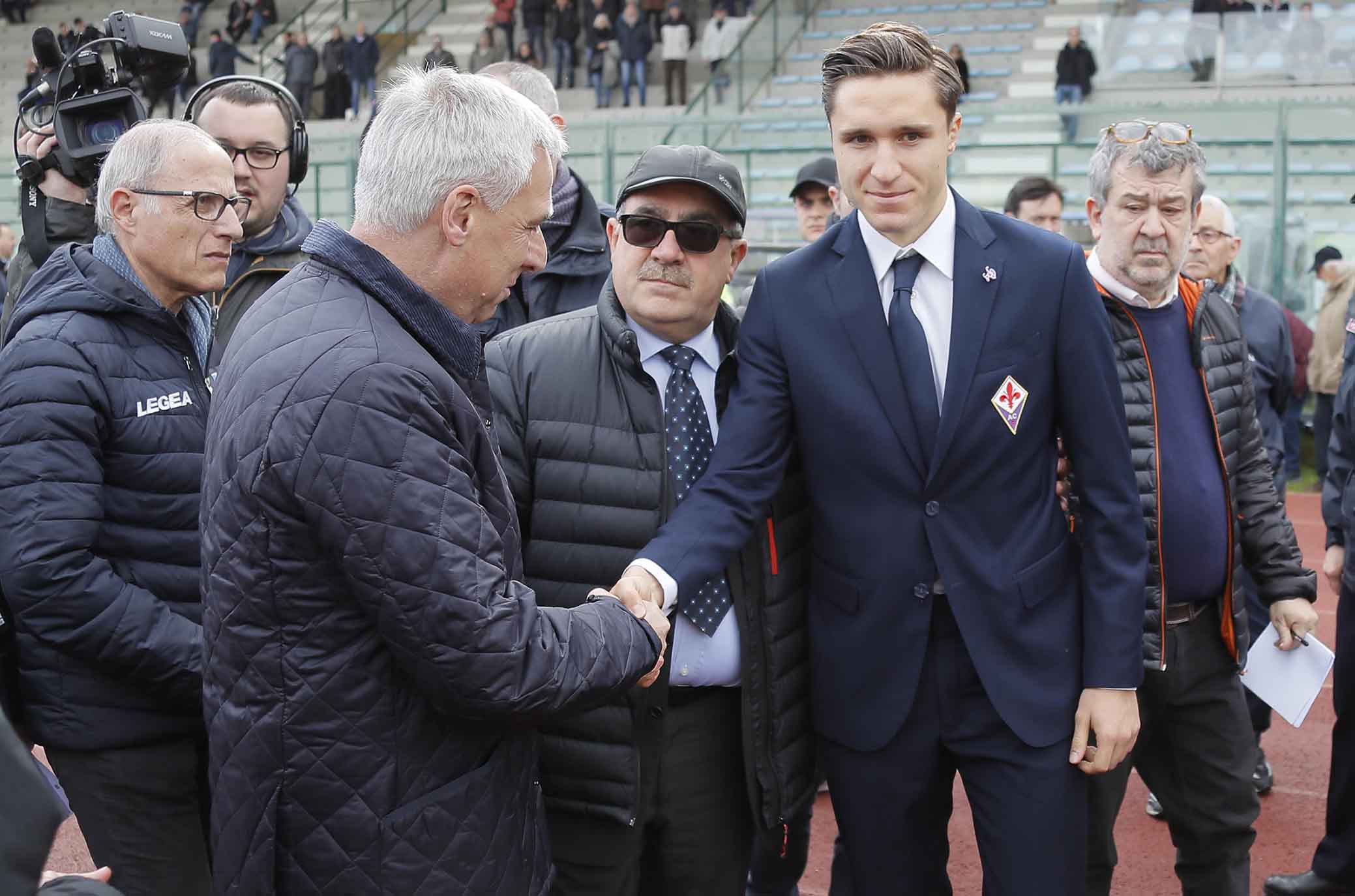 VIAREGGIO CUP 12-03-2018 FEDERICO CHIESA LEGGE IL GIURAMENTO DI APERTURA DELLA 70° EDIZIONE DEL VIAREGGIO. SILPRESS/GALASSI SILVANO