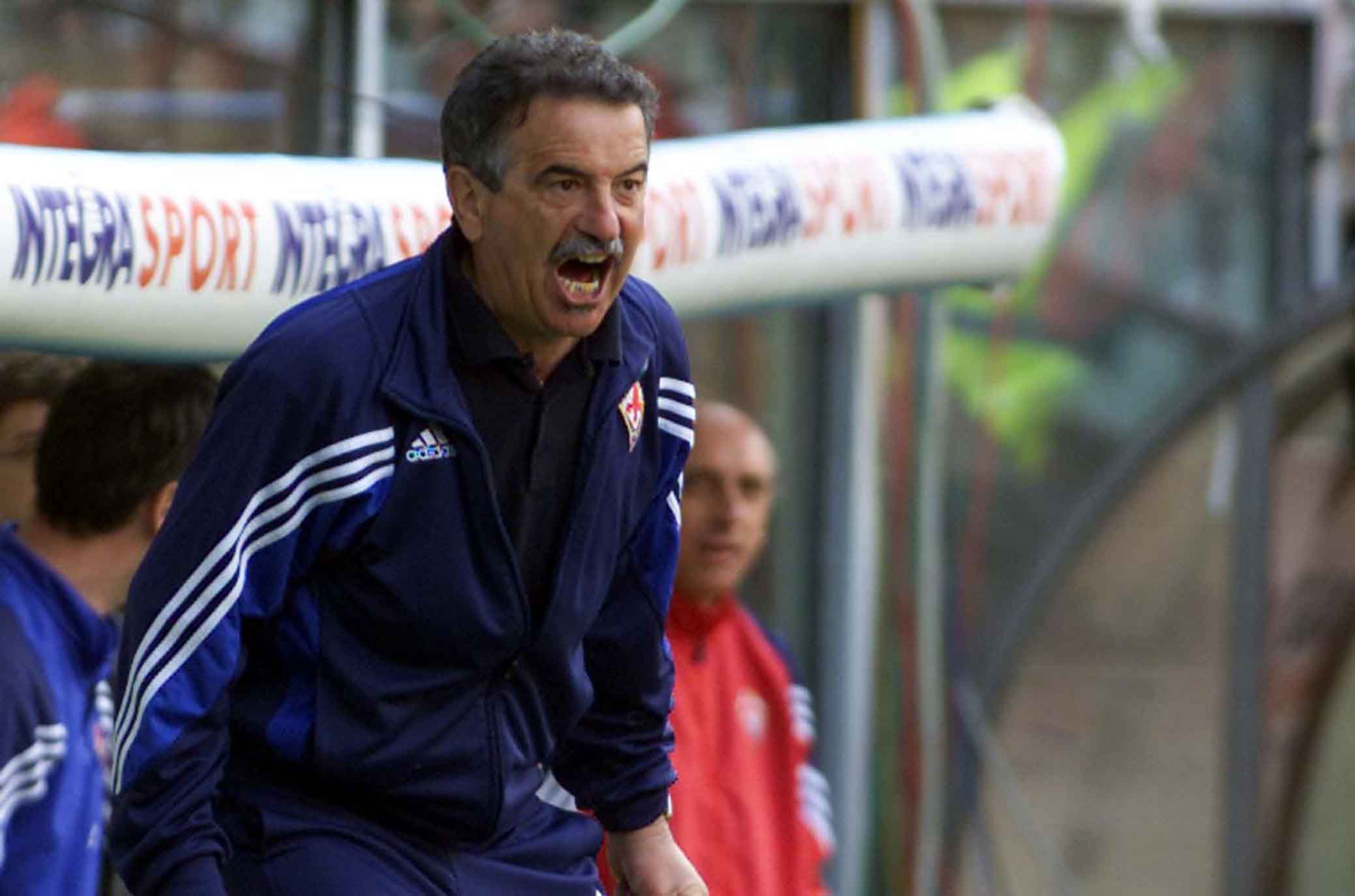 Genoa-Fiorentina.La grinta di Mister Mondonico.