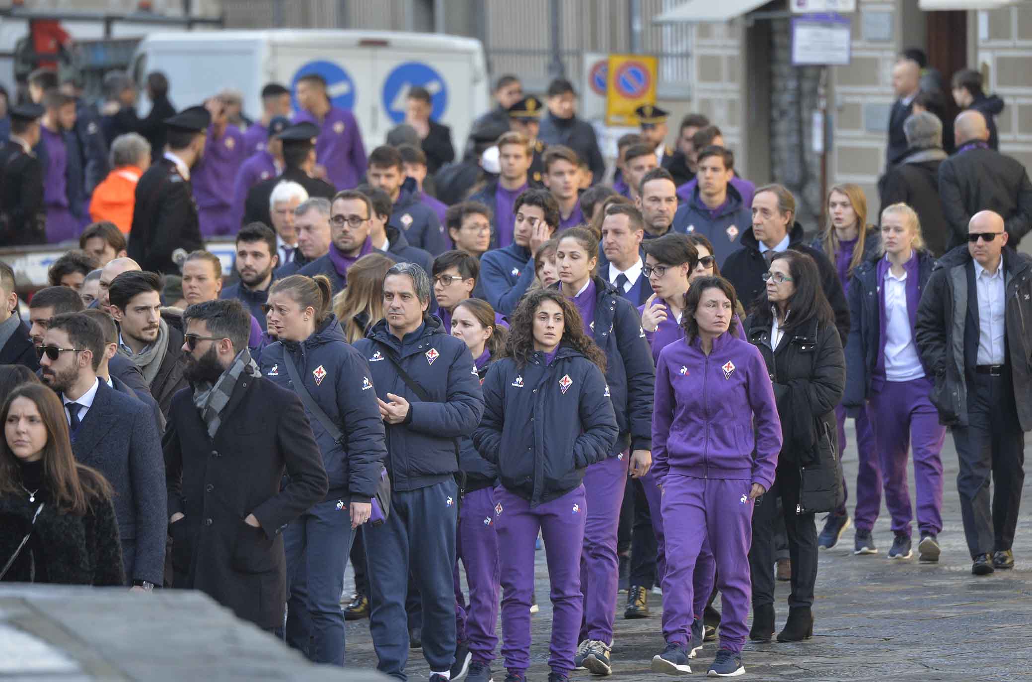 FIORENTINA 08-03-2018 I FUNERALI SOLENNI DEL CAPITANO DAVIDE ASTORI NELLA BASILICA DI SANTA CROCE A FIRENZE