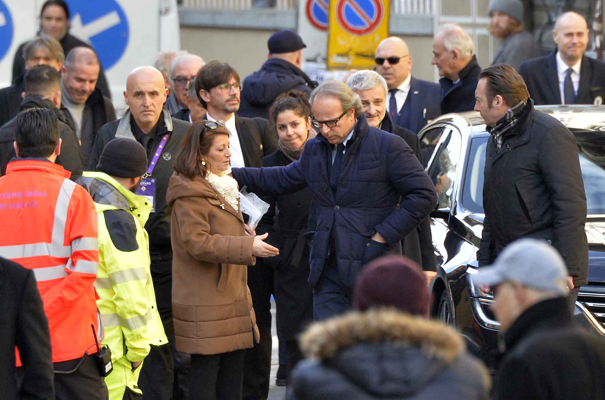FIORENTINA 08-03-2018 I FUNERALI SOLENNI DEL CAPITANO DAVIDE ASTORI NELLA BASILICA DI SANTA CROCE A FIRENZE ANDREA DELLA VALLE