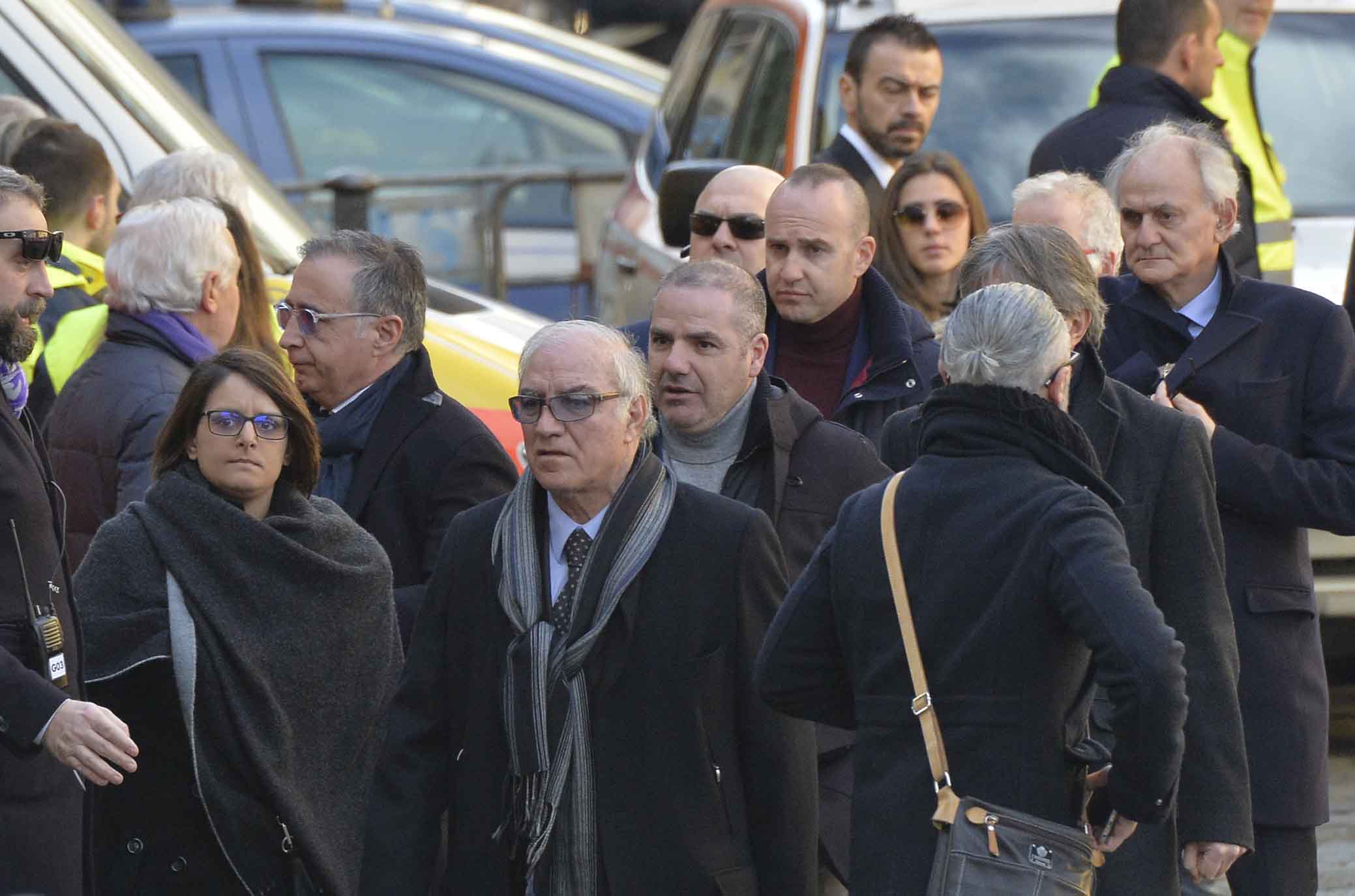 FIORENTINA 08-03-2018 I FUNERALI SOLENNI DEL CAPITANO DAVIDE ASTORI NELLA BASILICA DI SANTA CROCE A FIRENZE. SILPRESS/GALASSI SILVANO