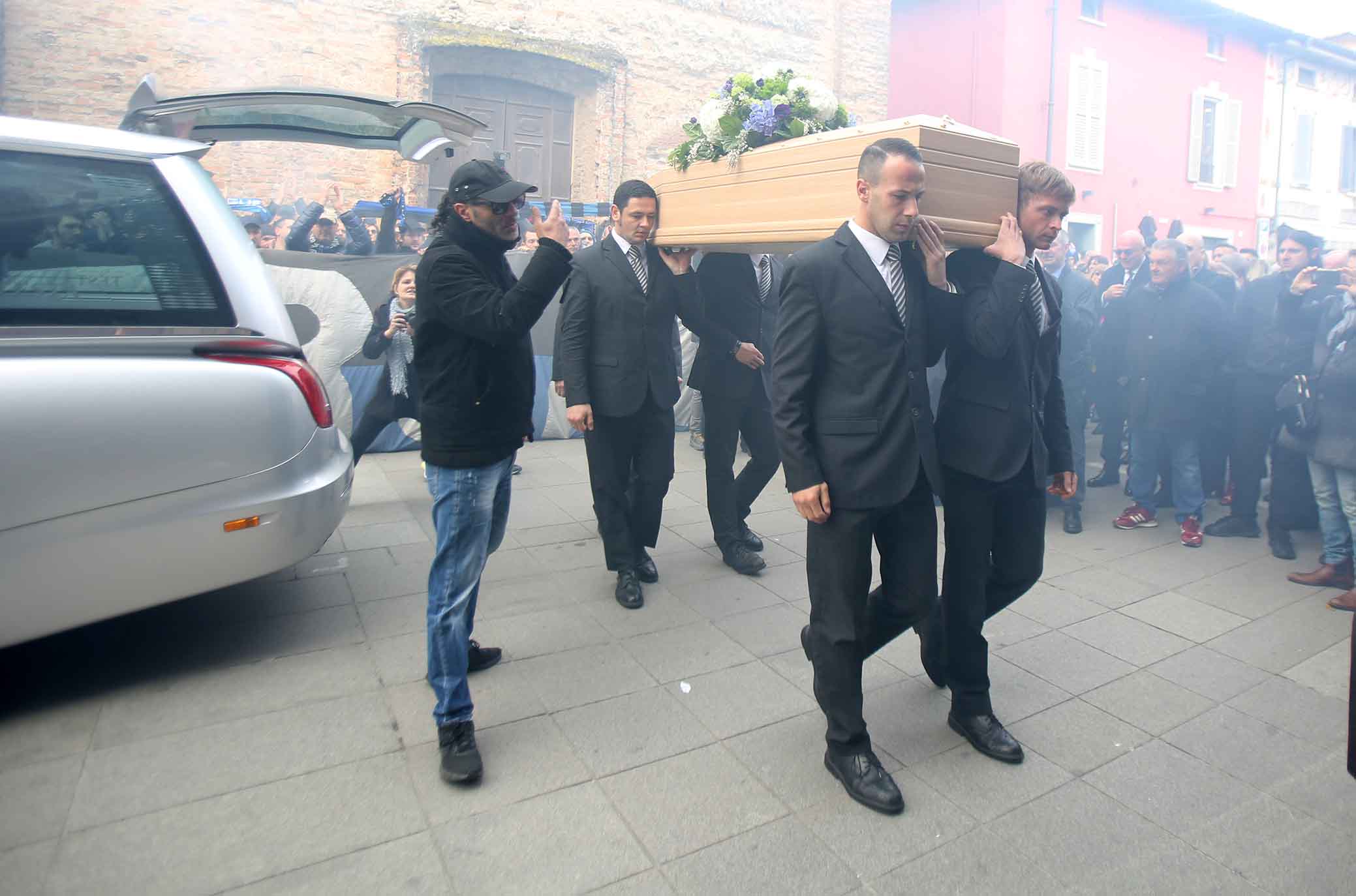 31-03-2018 Rivolta D'Adda Ph Alberto Mariani Silpress , funerali di Emiliano Mondonico allenatore Fiorentina ,Atalanta,Torino, Albinoleffe Nella Foto, la cerimonia di Emiliano Mondonico. ,