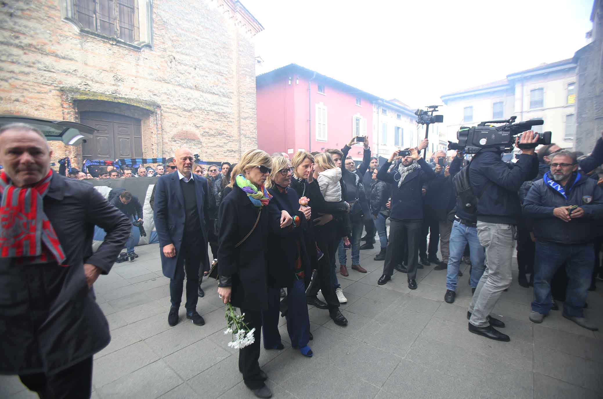 31-03-2018 Rivolta D'Adda Ph Alberto Mariani Silpress , funerali di Emiliano Mondonico allenatore Fiorentina ,Atalanta,Torino, Albinoleffe Nella Foto, la cerimonia di Emiliano Mondonico. ,