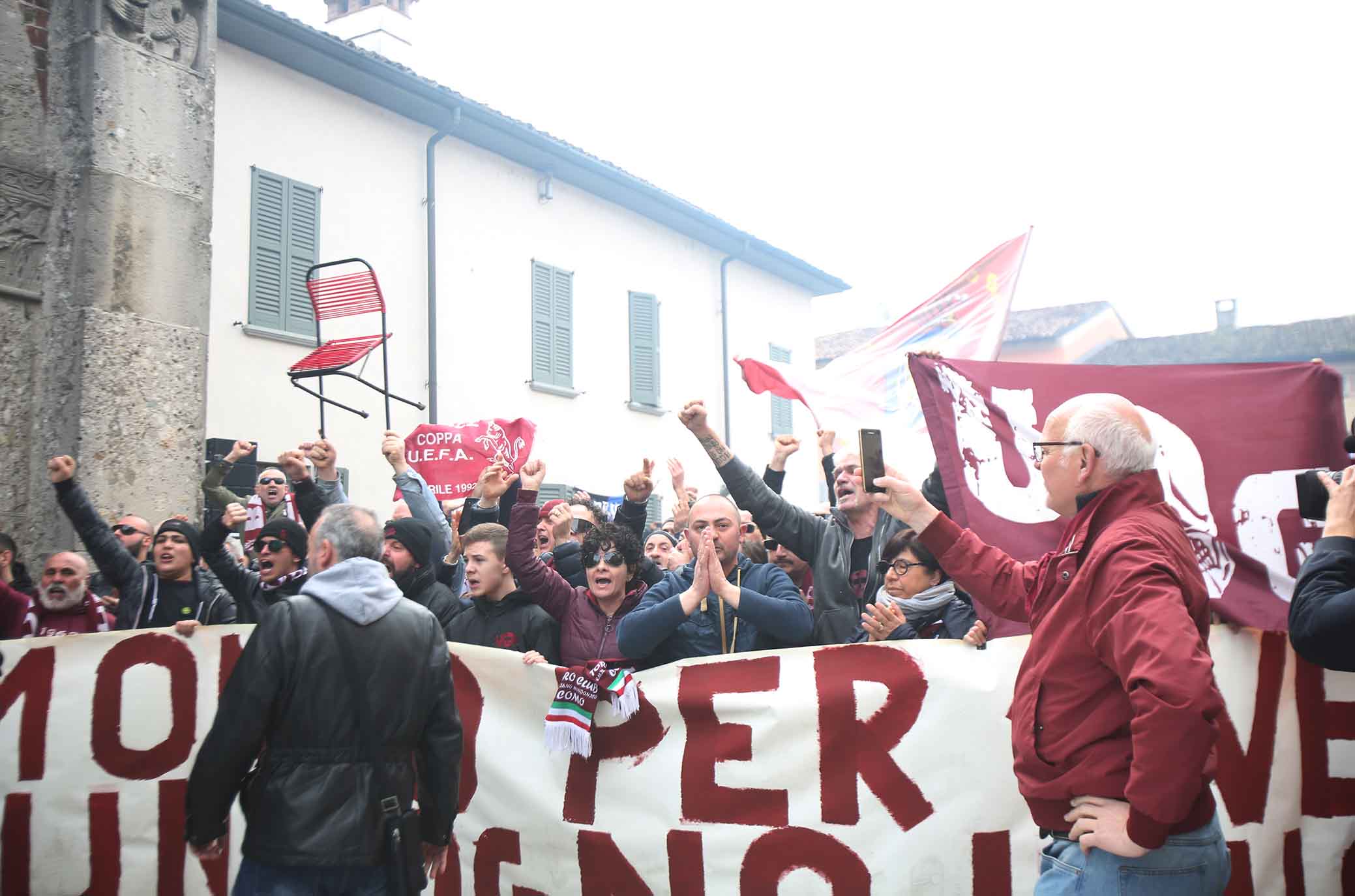 31-03-2018 Rivolta D'Adda Ph Alberto Mariani Silpress , funerali di Emiliano Mondonico allenatore Fiorentina ,Atalanta,Torino, Albinoleffe Nella Foto, la cerimonia di Emiliano Mondonico. ,