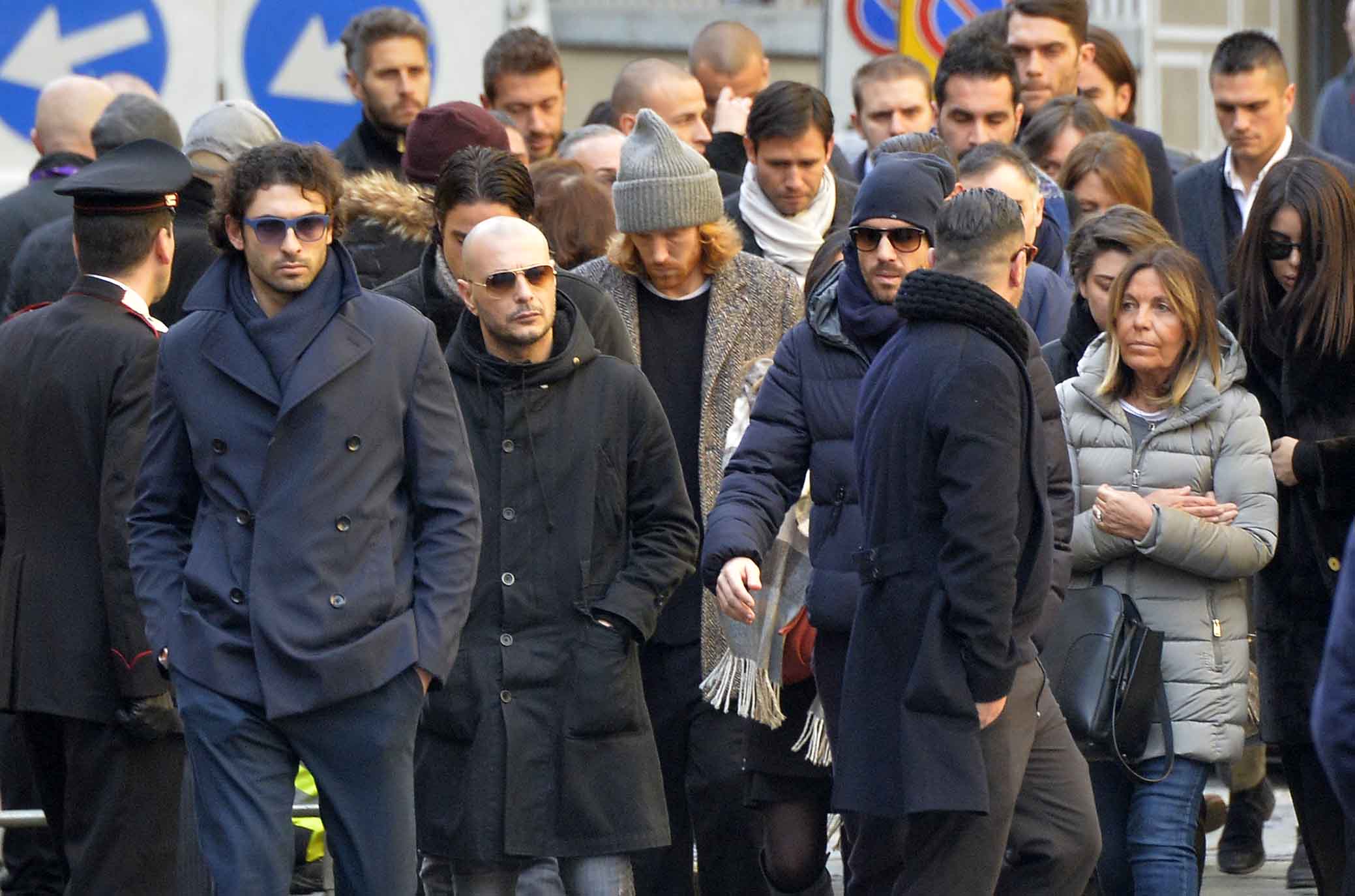 FIORENTINA 08-03-2018 I FUNERALI SOLENNI DEL CAPITANO DAVIDE ASTORI NELLA BASILICA DI SANTA CROCE A FIRENZE. SILPRESS/GALASSI SILVANO BIONDINI