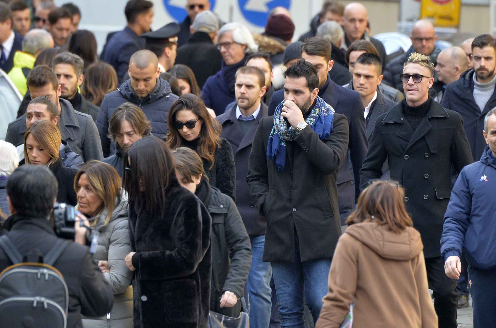 FIORENTINA 08-03-2018 I FUNERALI SOLENNI DEL CAPITANO DAVIDE ASTORI NELLA BASILICA DI SANTA CROCE A FIRENZE. SILPRESS/GALASSI SILVANO