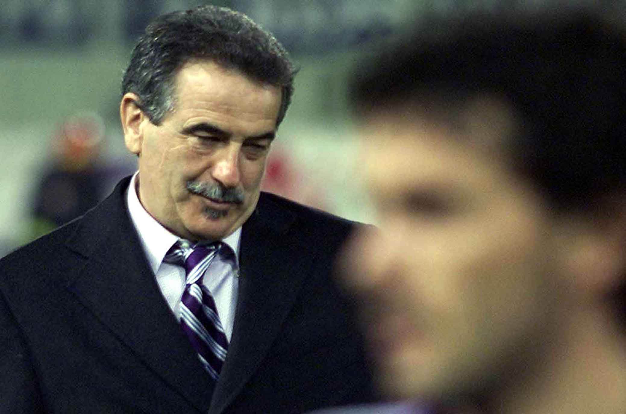 Fiorentina-Salernitana.Mister Emiliano Mondonico.