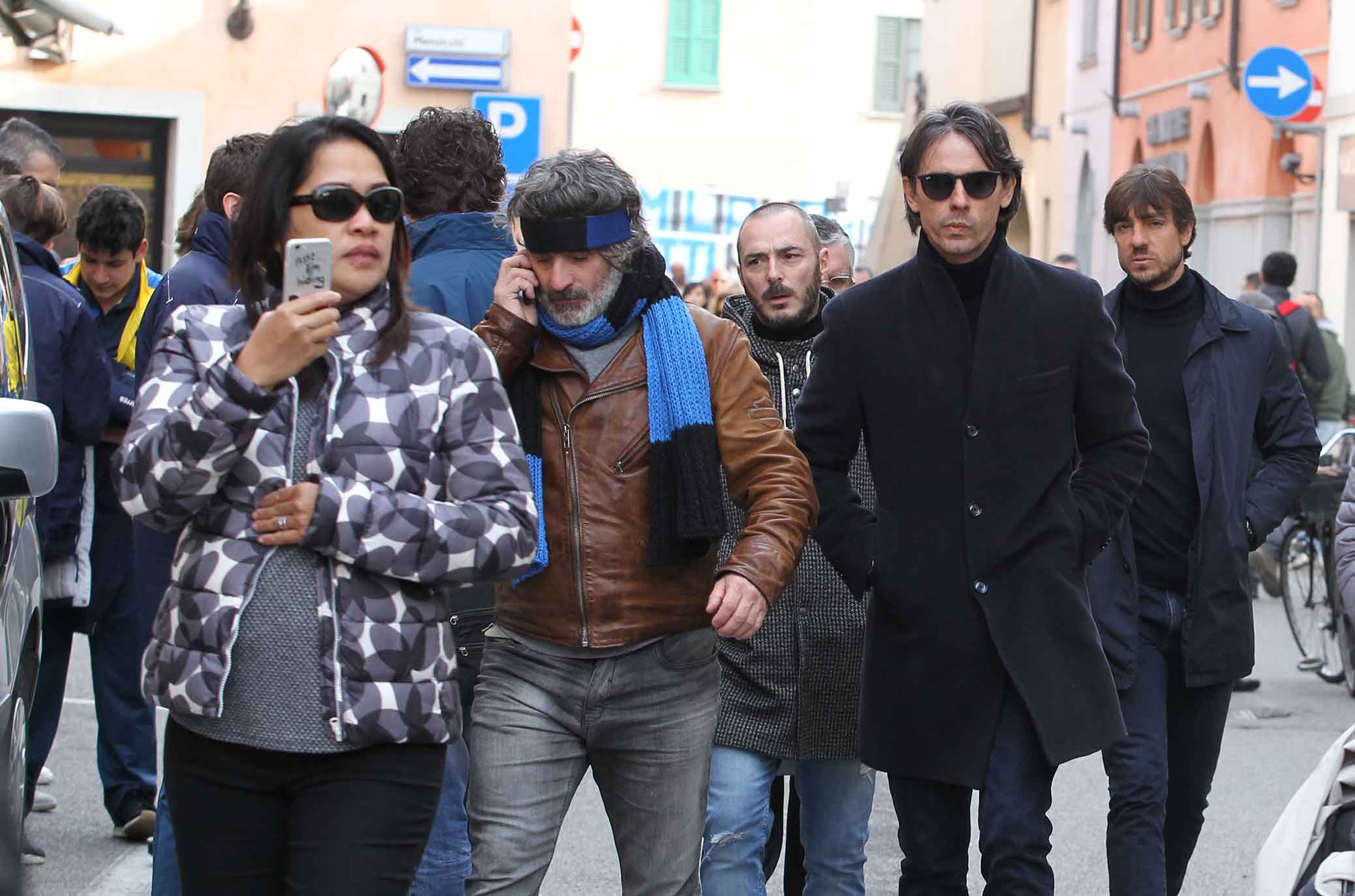 31-03-2018 Rivolta D'Adda Ph Alberto Mariani Silpress , funerali di Emiliano Mondonico allenatore Fiorentina ,Atalanta,Torino, Albinoleffe Nella Foto, la cerimonia di Emiliano Mondonico. , inzaghi