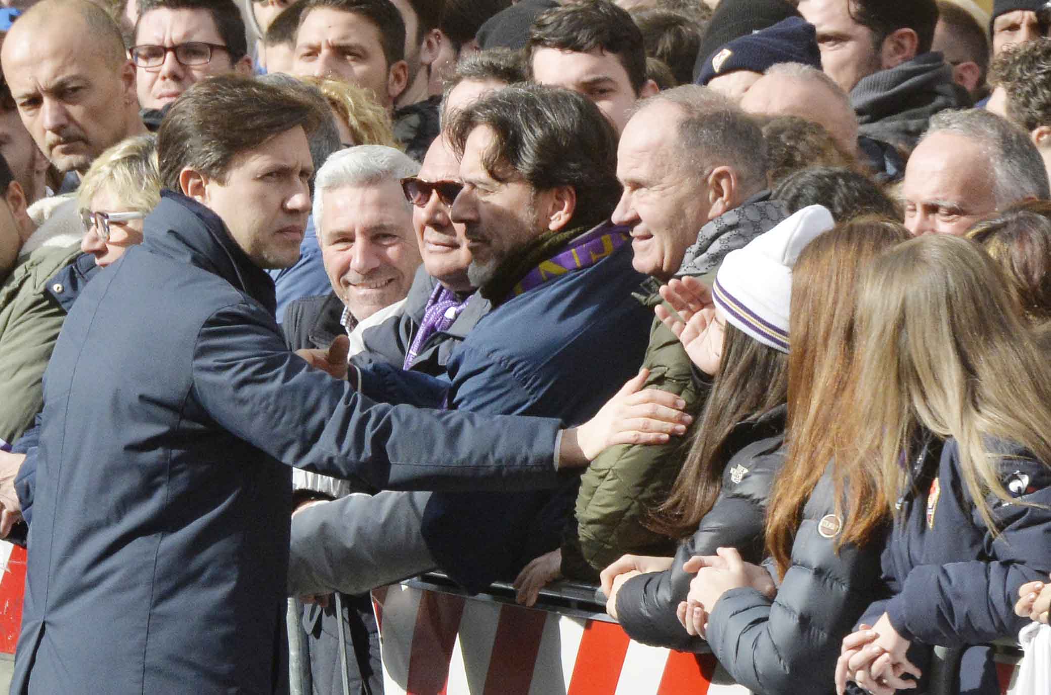 FIORENTINA 08-03-2018 I FUNERALI SOLENNI DEL CAPITANO DAVIDE ASTORI NELLA BASILICA DI SANTA CROCE A FIRENZE. DARIO NARDELLA. SILPRESS/GALASSI SILVANO