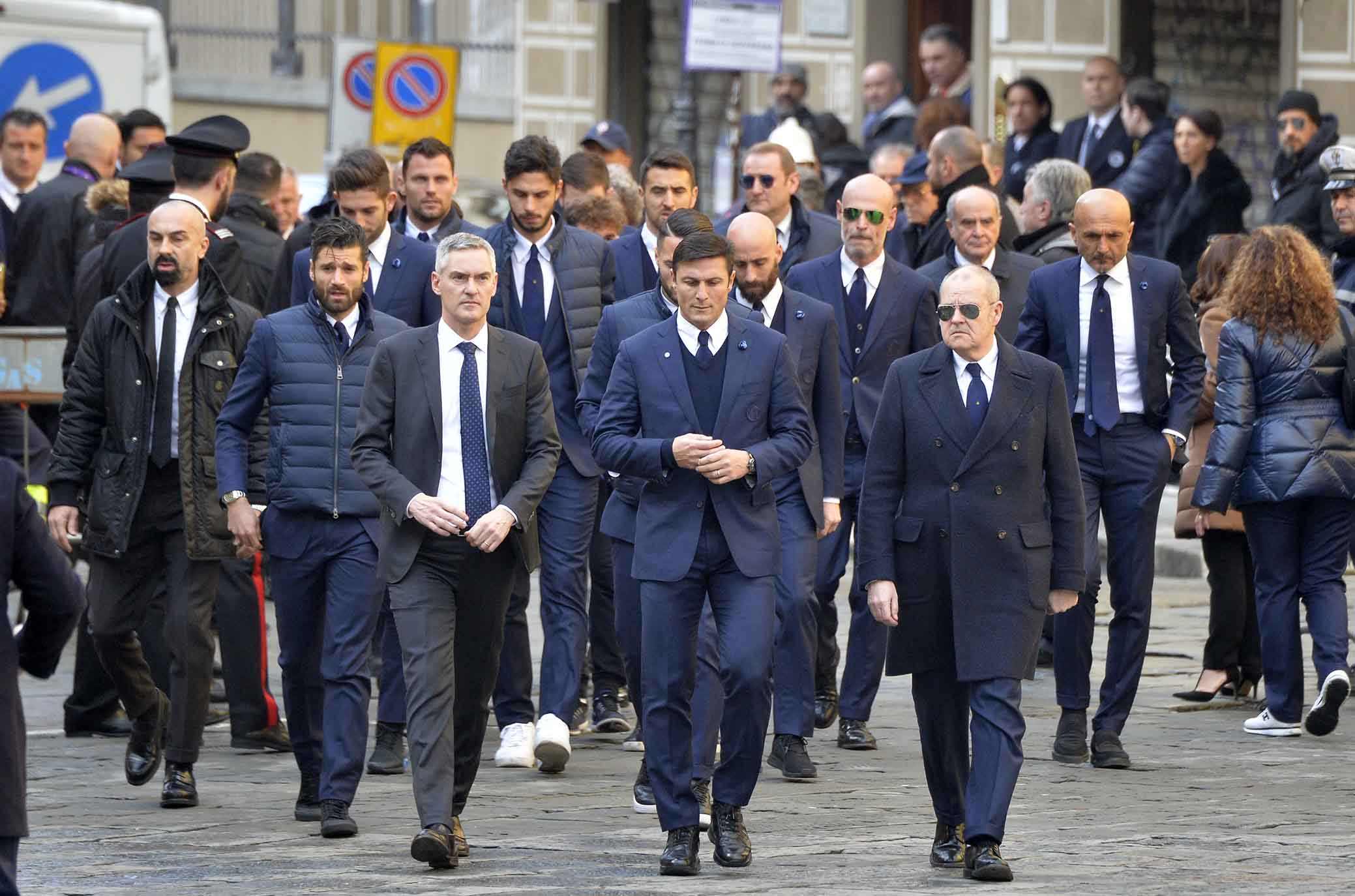 ZANETTI FIORENTINA 08-03-2018 I FUNERALI SOLENNI DEL CAPITANO DAVIDE ASTORI NELLA BASILICA DI SANTA CROCE A FIRENZE. INTER. SILPRESS/GALASSI SILVANO