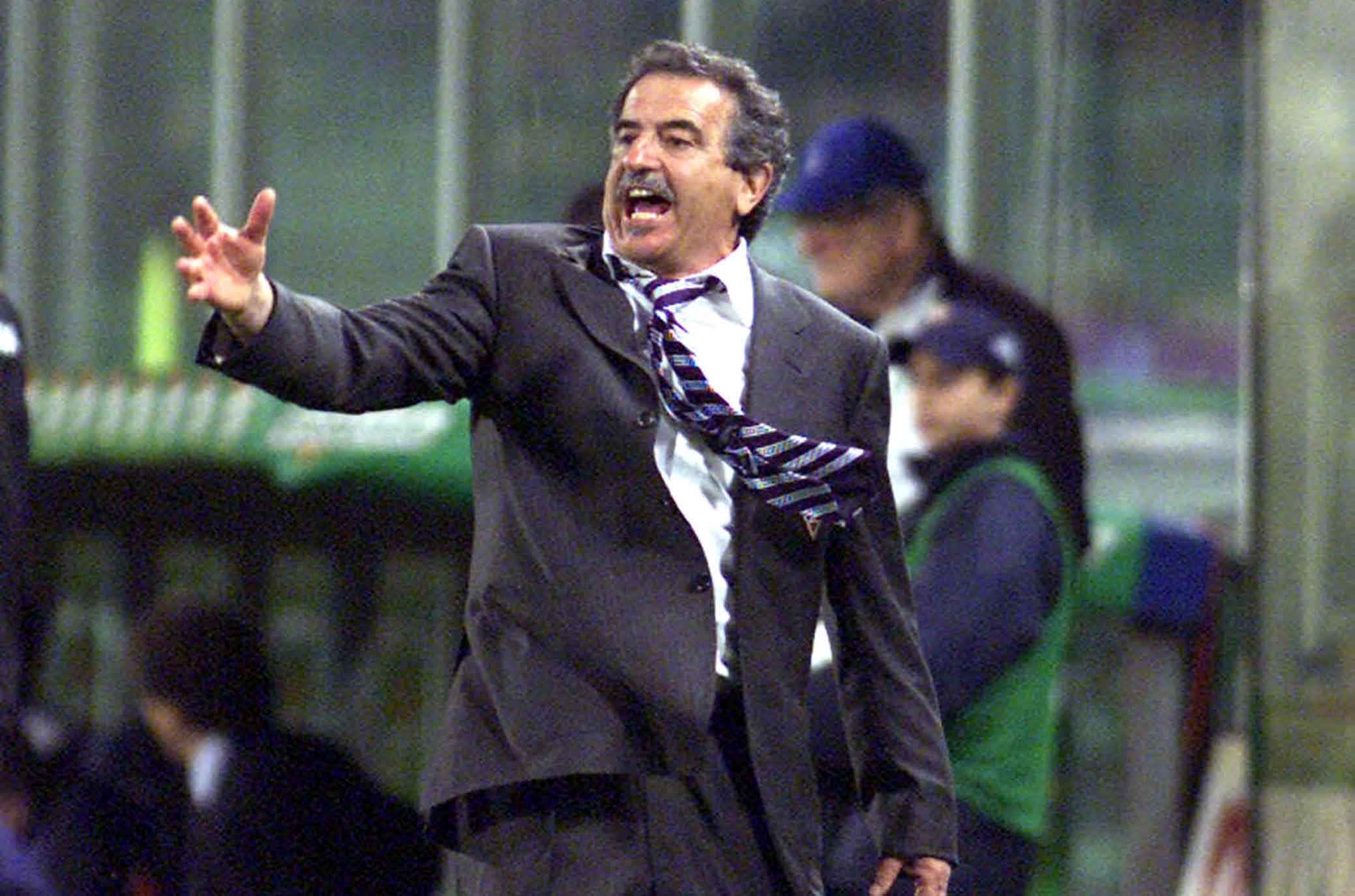 Fiorentina.Ternana. Mondonico dalla panchina.