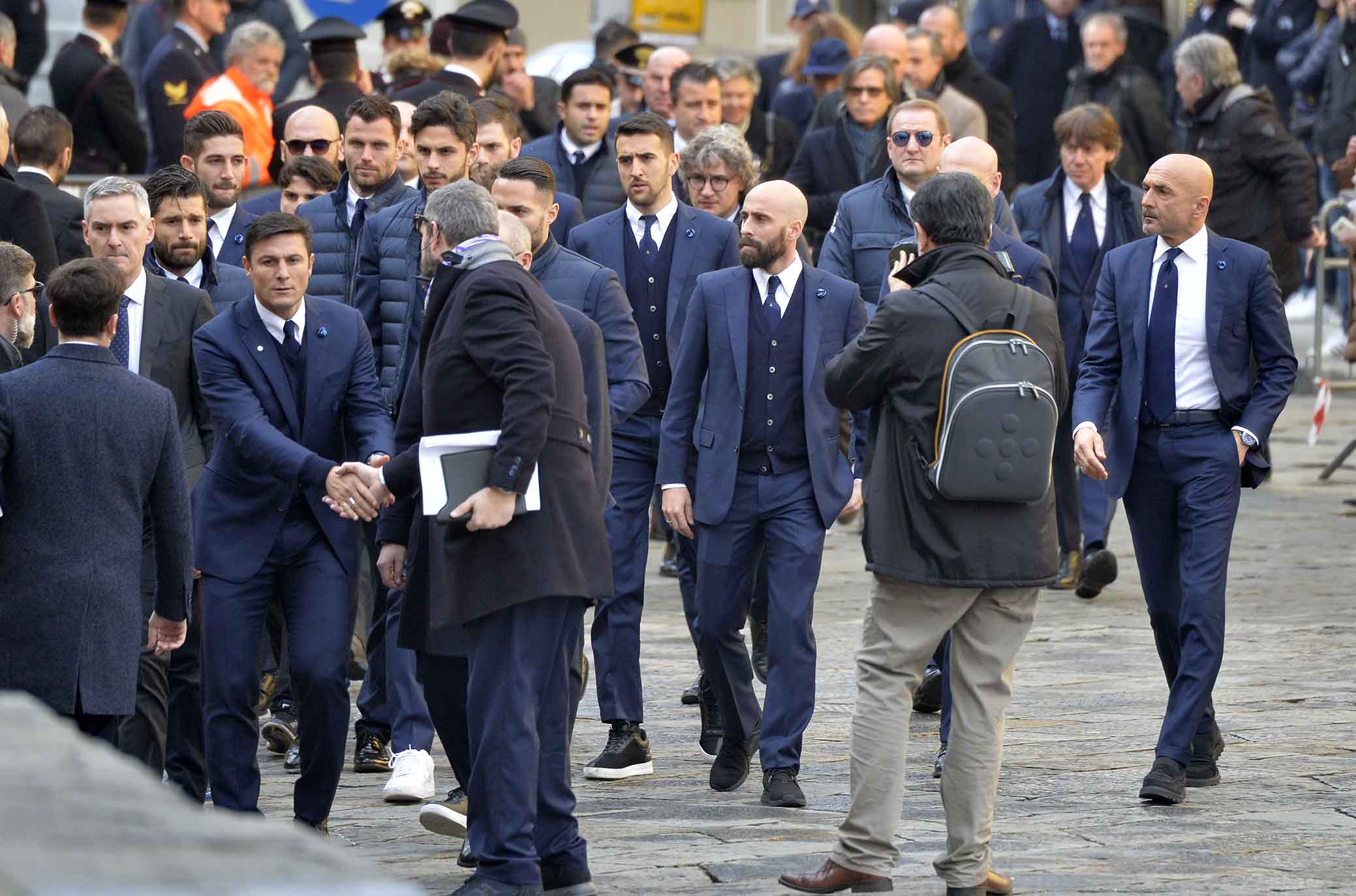 FIORENTINA 08-03-2018 I FUNERALI SOLENNI DEL CAPITANO DAVIDE ASTORI NELLA BASILICA DI SANTA CROCE A FIRENZE. INTER SILPRESS/GALASSI SILVANO BORJA VALERO