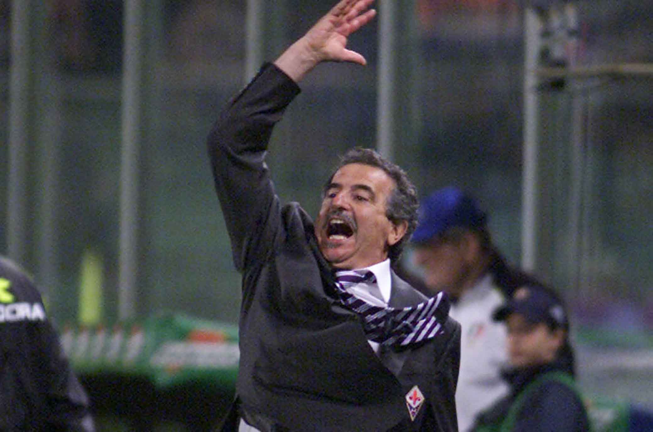 Fiorentina.Ternana. Mondonico dalla panchina.