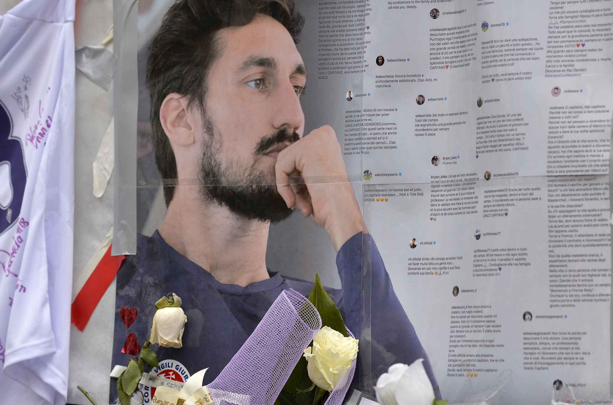 I vostri pensieri per il Capitano: "Caro Davide, ti scrivo..."