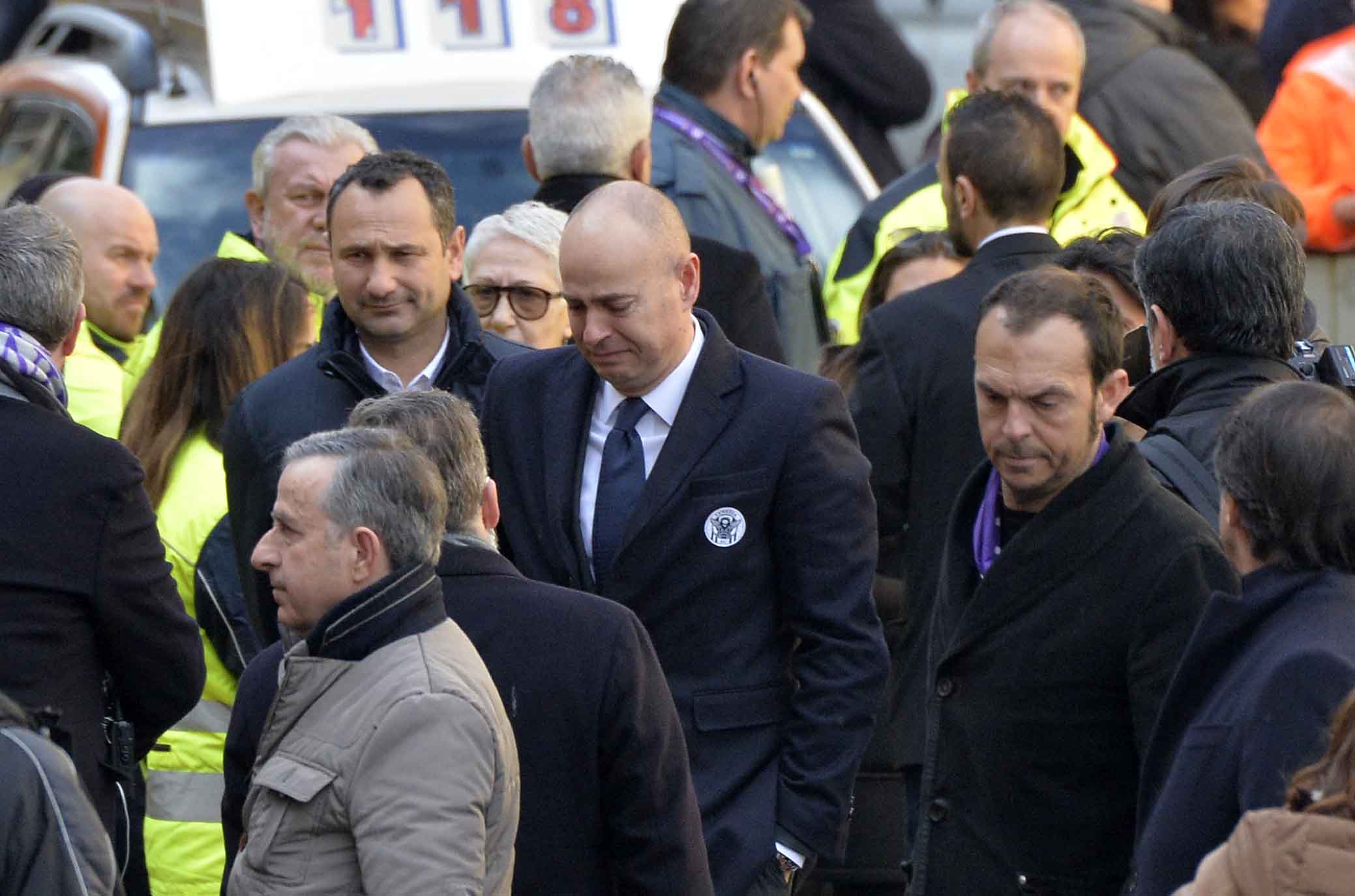 FIORENTINA 08-03-2018 I FUNERALI SOLENNI DEL CAPITANO DAVIDE ASTORI NELLA BASILICA DI SANTA CROCE A FIRENZE. SILPRESS/GALASSI SILVANO ROGG