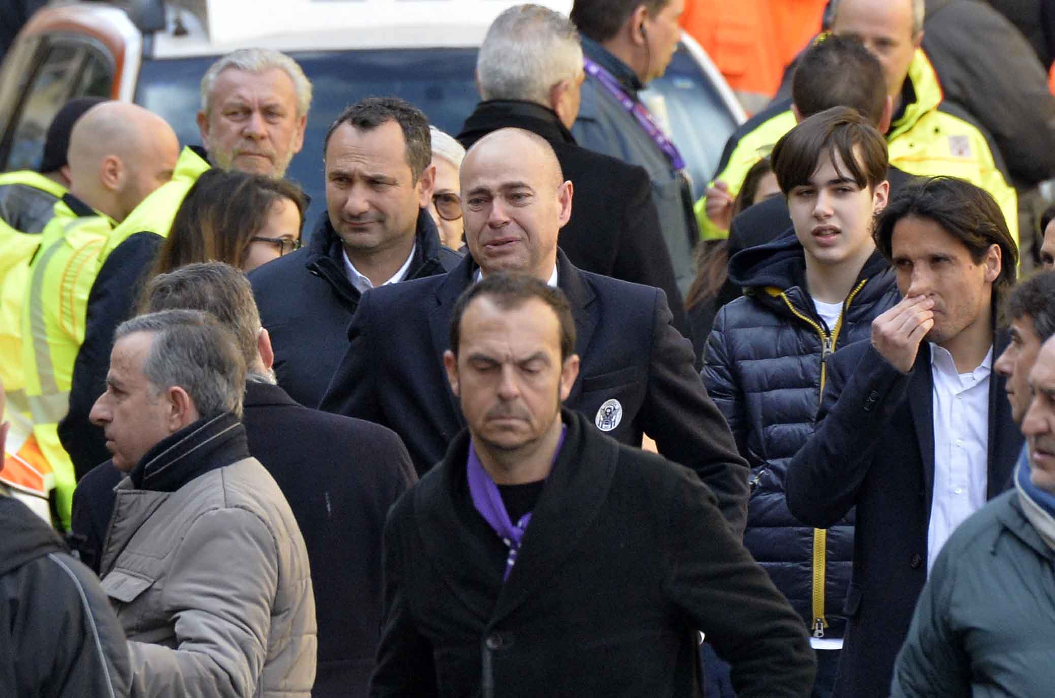 FIORENTINA 08-03-2018 I FUNERALI SOLENNI DEL CAPITANO DAVIDE ASTORI NELLA BASILICA DI SANTA CROCE A FIRENZE. SILPRESS/GALASSI SILVANO ROGG