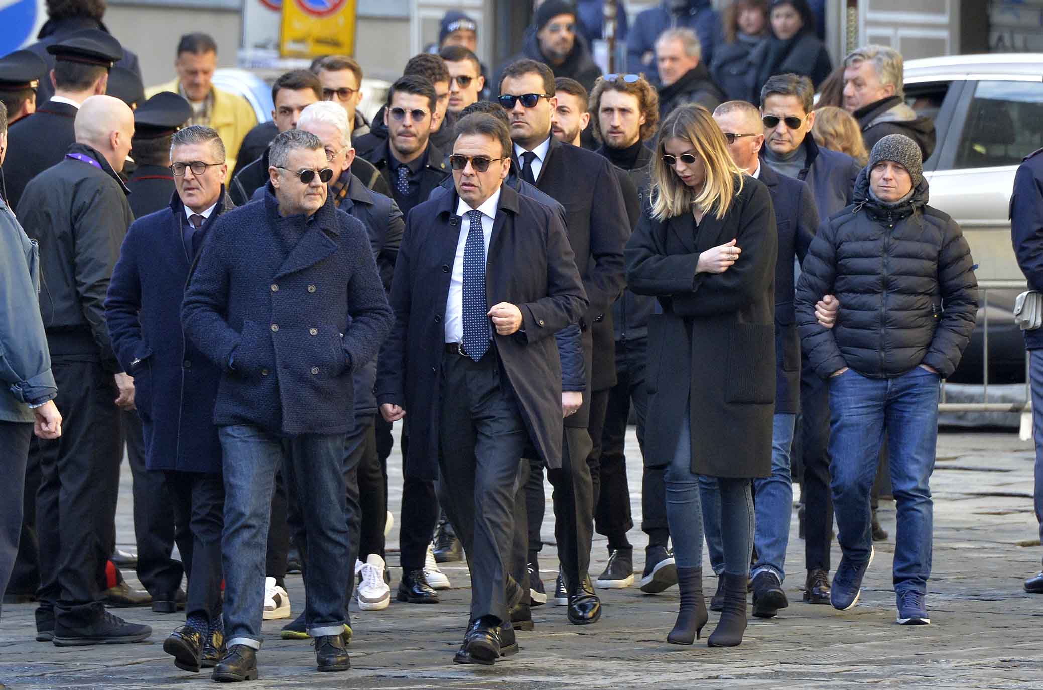 FIORENTINA 08-03-2018 I FUNERALI SOLENNI DEL CAPITANO DAVIDE ASTORI NELLA BASILICA DI SANTA CROCE A FIRENZE. EMPOLI- SILPRESS/GALASSI SILVANO CORSI