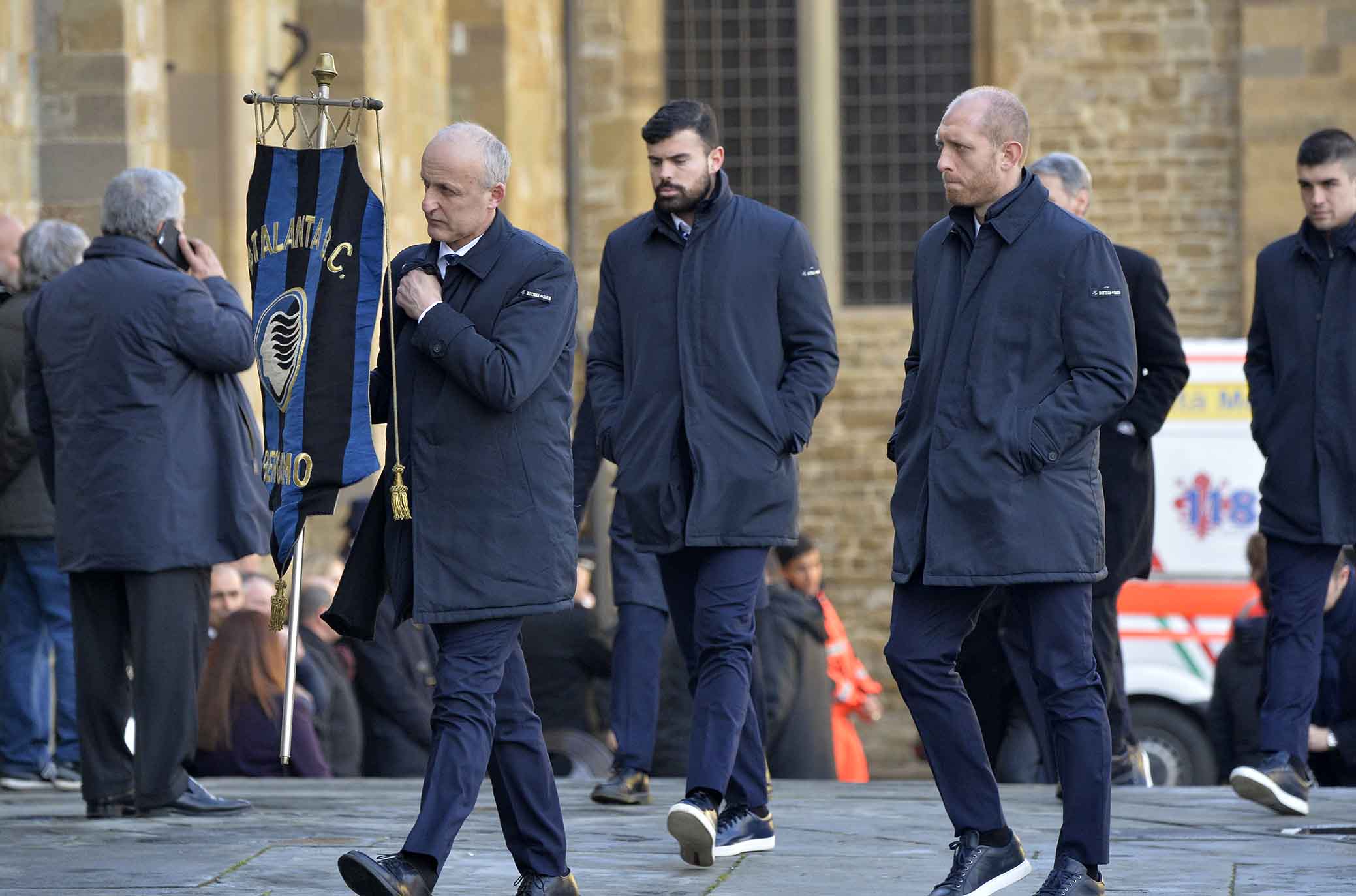 FIORENTINA 08-03-2018 I FUNERALI SOLENNI DEL CAPITANO DAVIDE ASTORI NELLA BASILICA DI SANTA CROCE A FIRENZE. ATALANTA. SILPRESS/GALASSI SILVANO MASIELLO PETAGNA