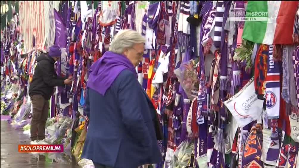 Dal Franchi, arrivato Diego Della Valle: passa davanti al muro viola per Davide, applausi dei tifosi